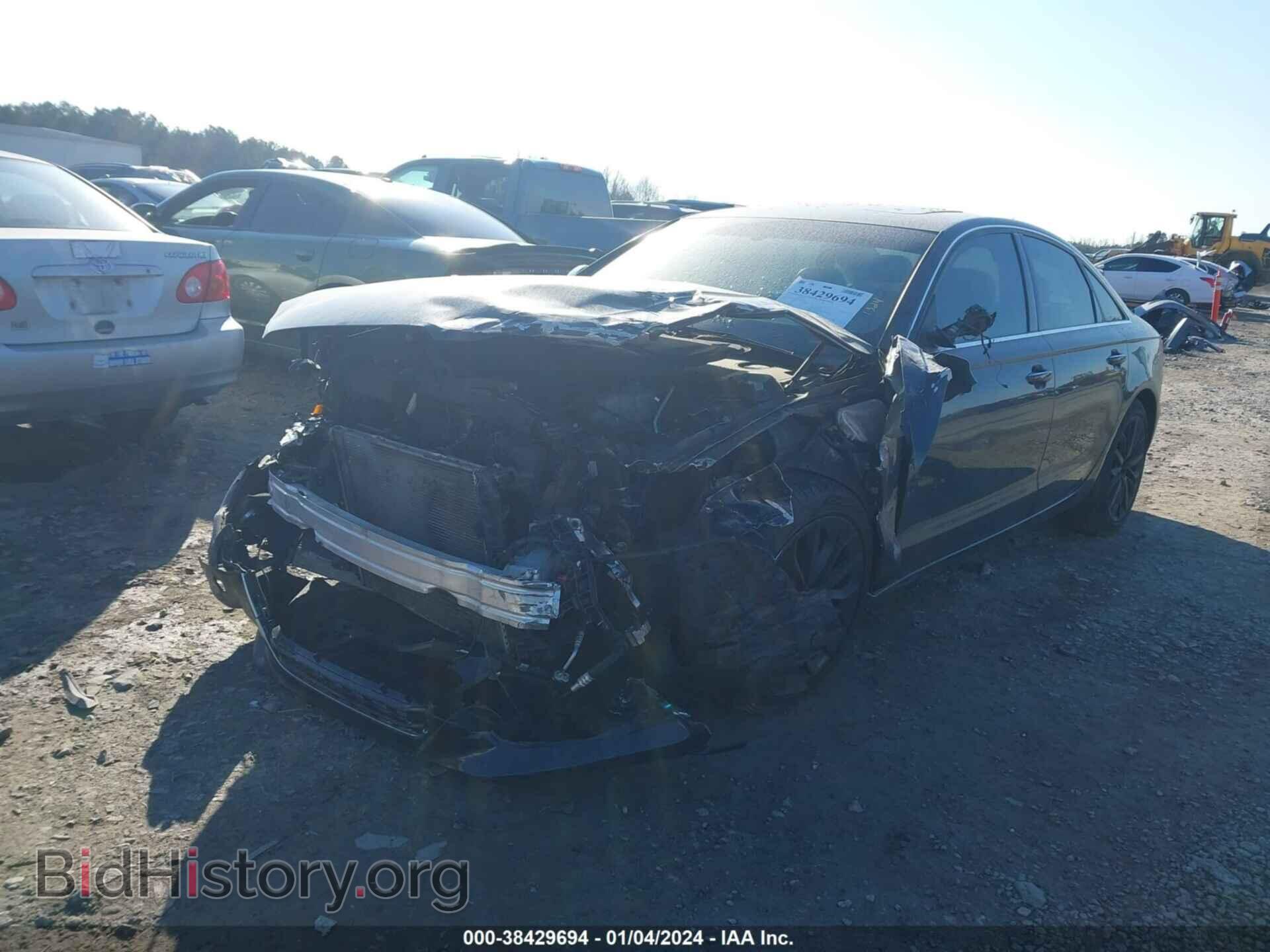2013 AUDI A6 - VIN: WAUGFAFC8DN122003 - Фото 2