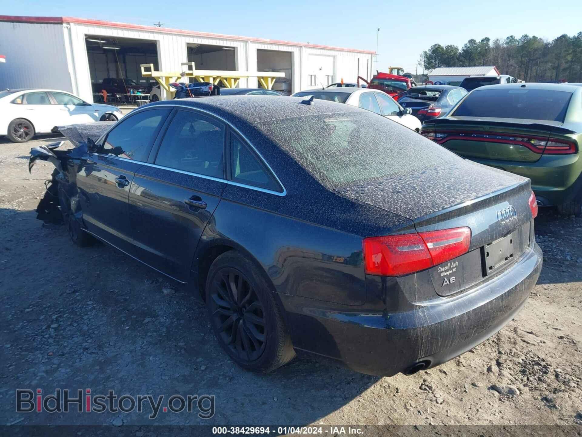 2013 AUDI A6 - VIN: WAUGFAFC8DN122003 - Фото 3