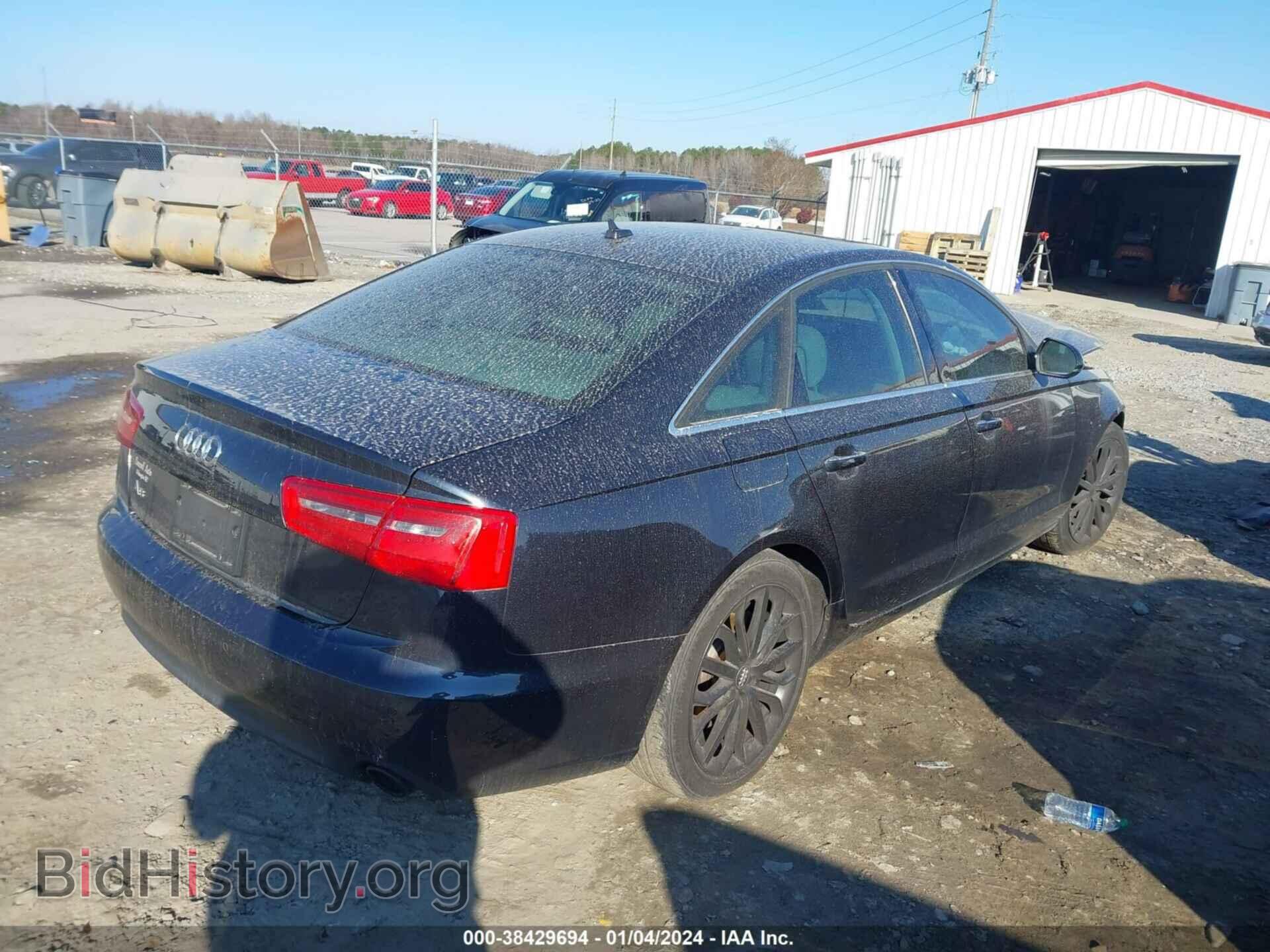 2013 AUDI A6 - VIN: WAUGFAFC8DN122003 - Фото 4