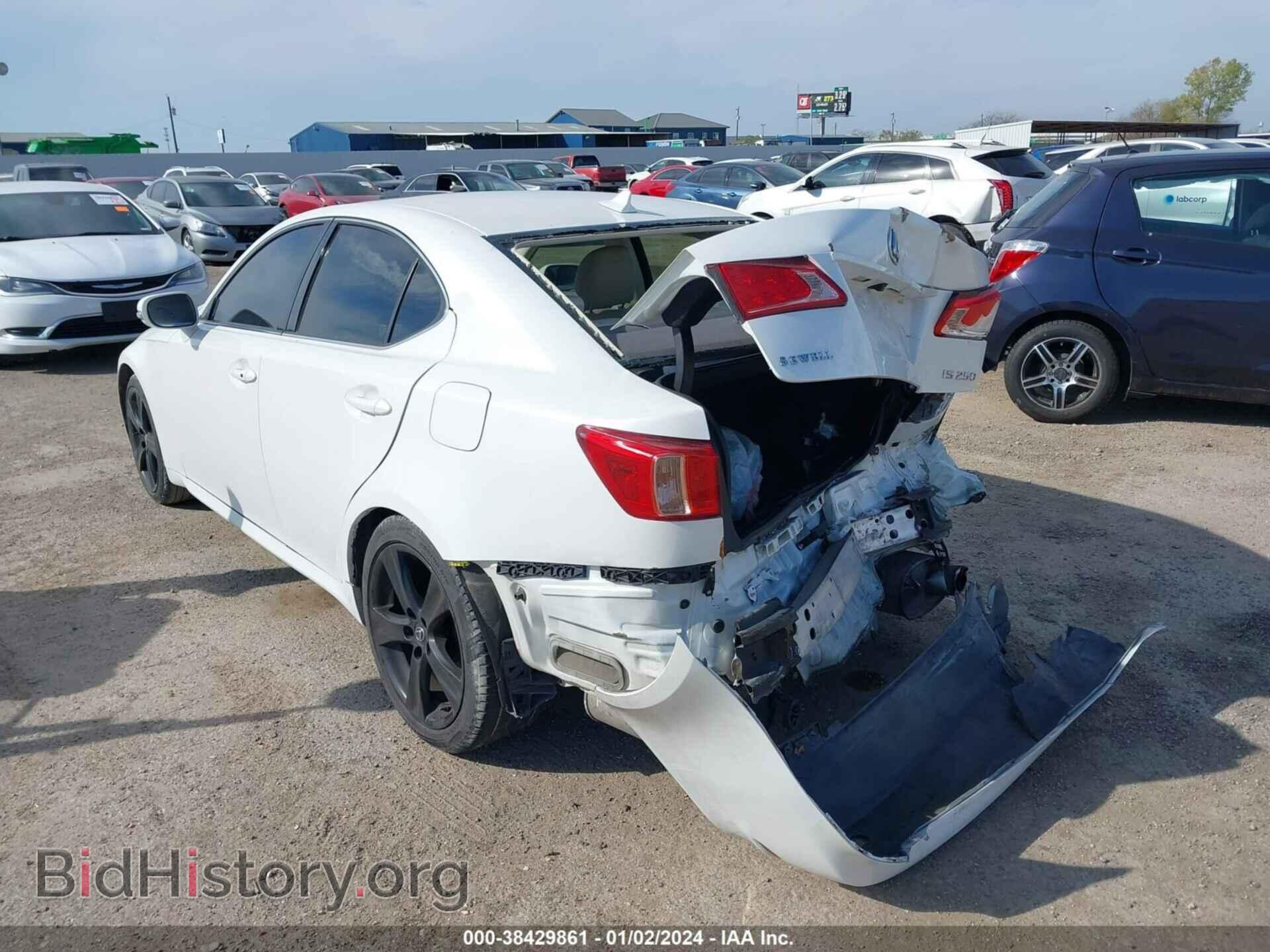 2012 LEXUS IS 250 - VIN: JTHBF5C27C2102419 - Фото 3