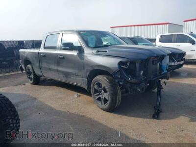 2022 RAM 1500 Lone Star 4X2 6'4 Box, серый — VIN 1C6RREMT3NN415913, IAAI