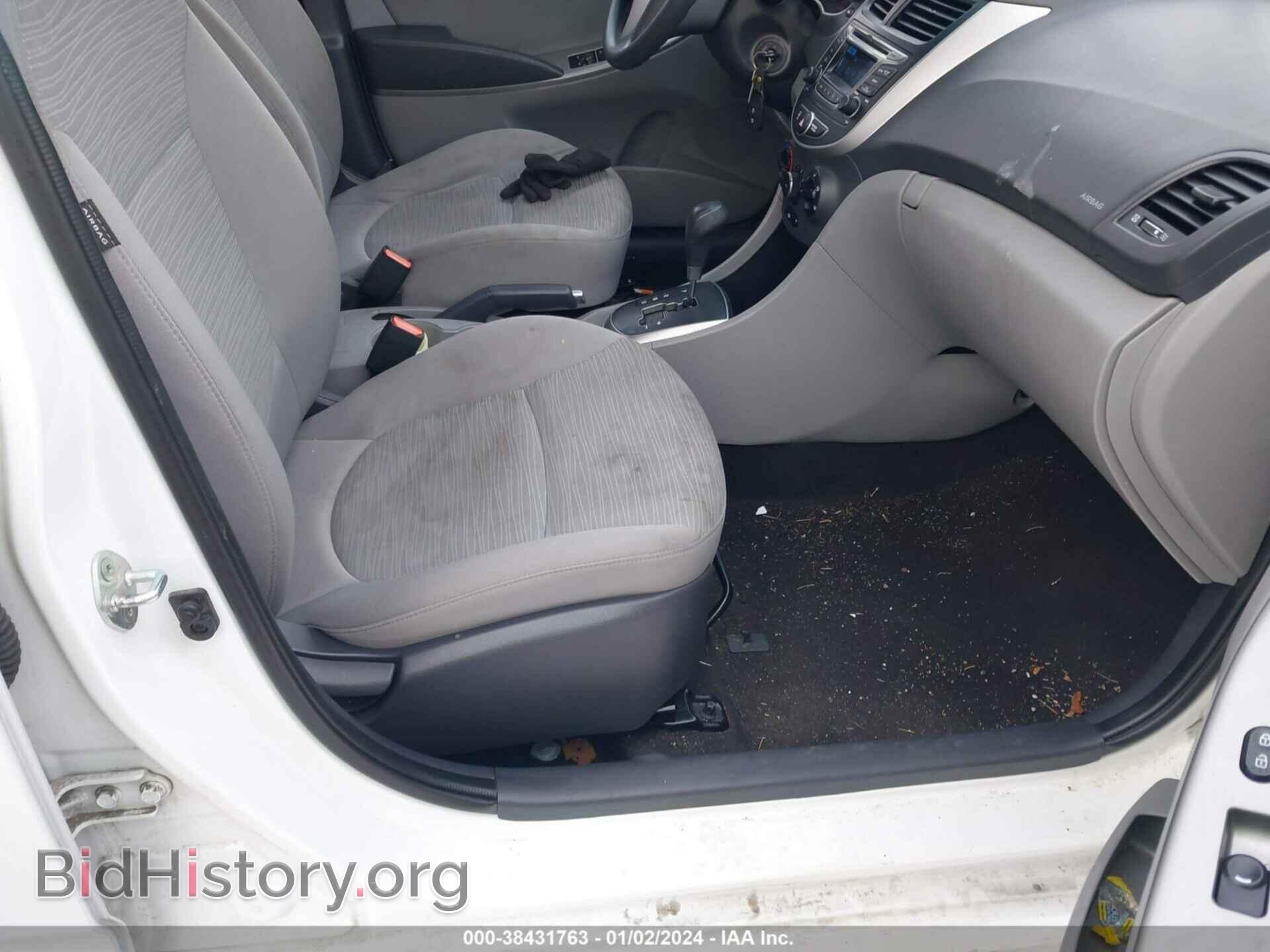 2016 HYUNDAI ACCENT - VIN: KMHCT4AEXGU011611 - Фото 5