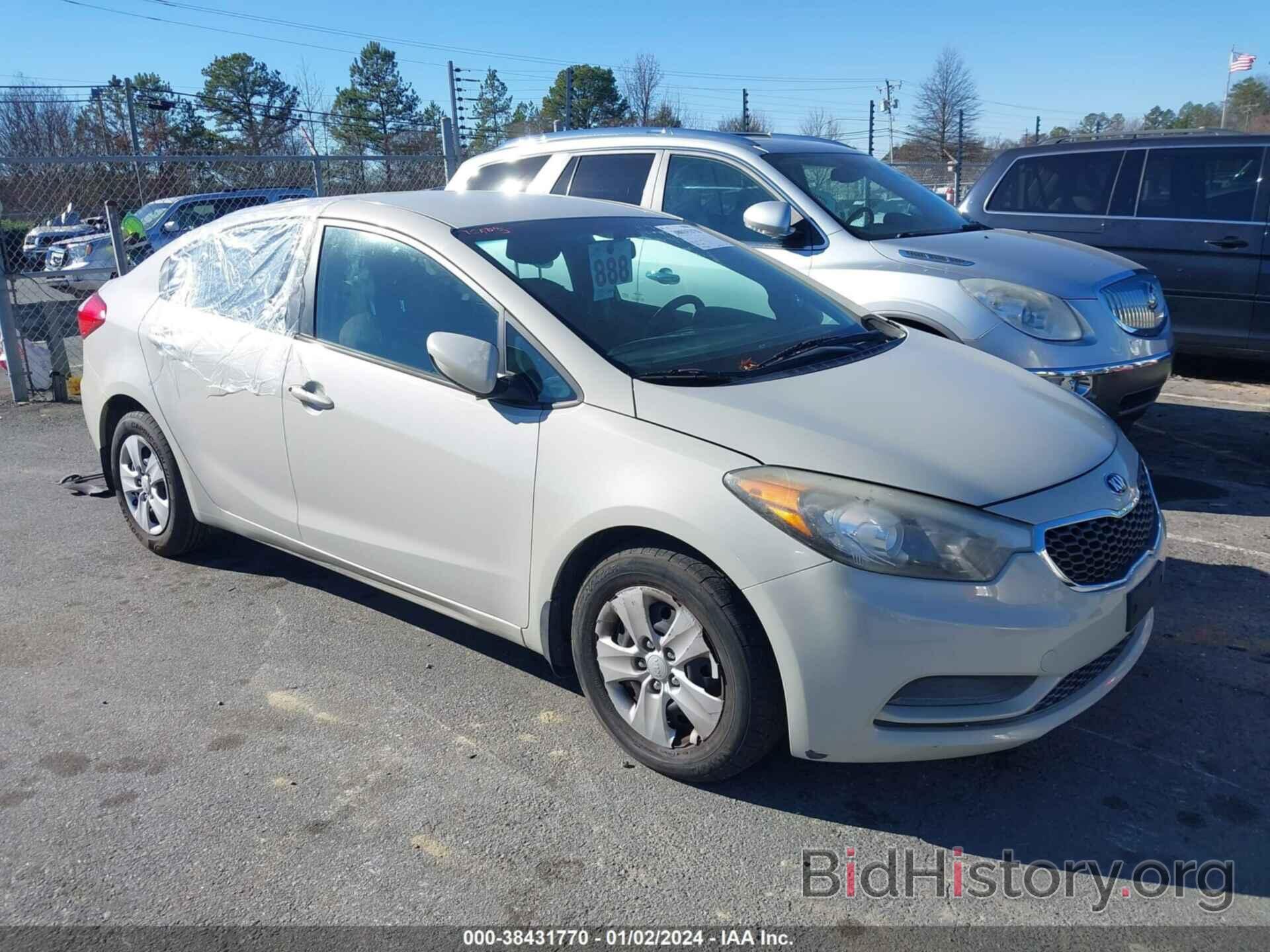 Photo KNAFK4A67E5249577 - KIA FORTE 2014