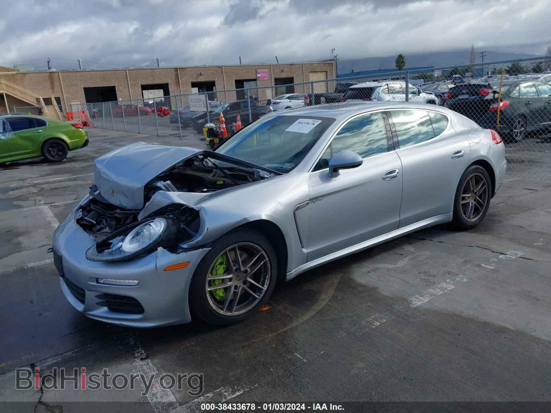 2014 PORSCHE PANAMERA E-HYBRID - VIN: WP0AD2A74EL044508 - Фото 2