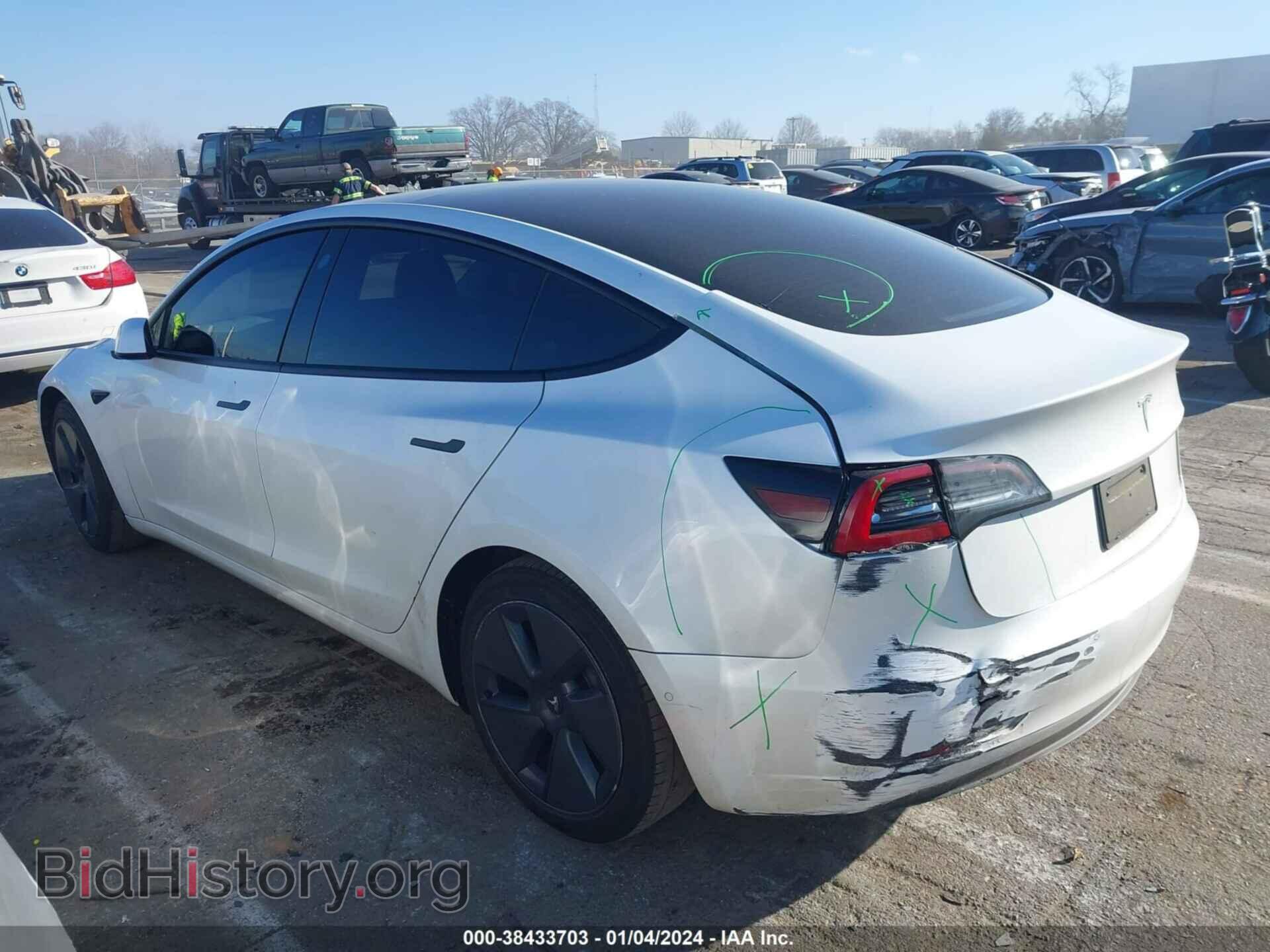 2021 TESLA MODEL 3 - VIN: 5YJ3E1EA3MF857877 - Фото 3