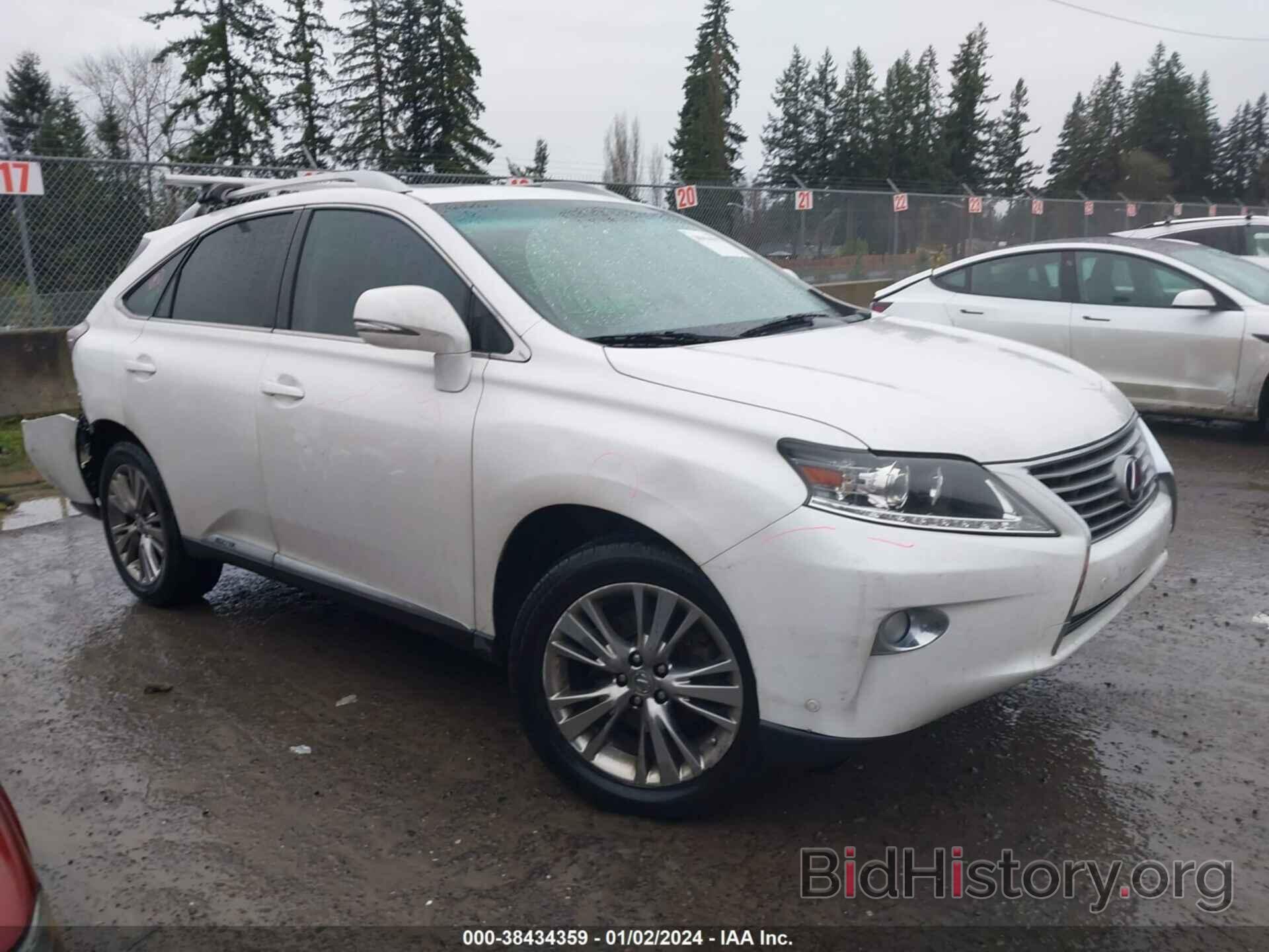 Photo JTJBC1BA2D2066696 - LEXUS RX 450H 2013