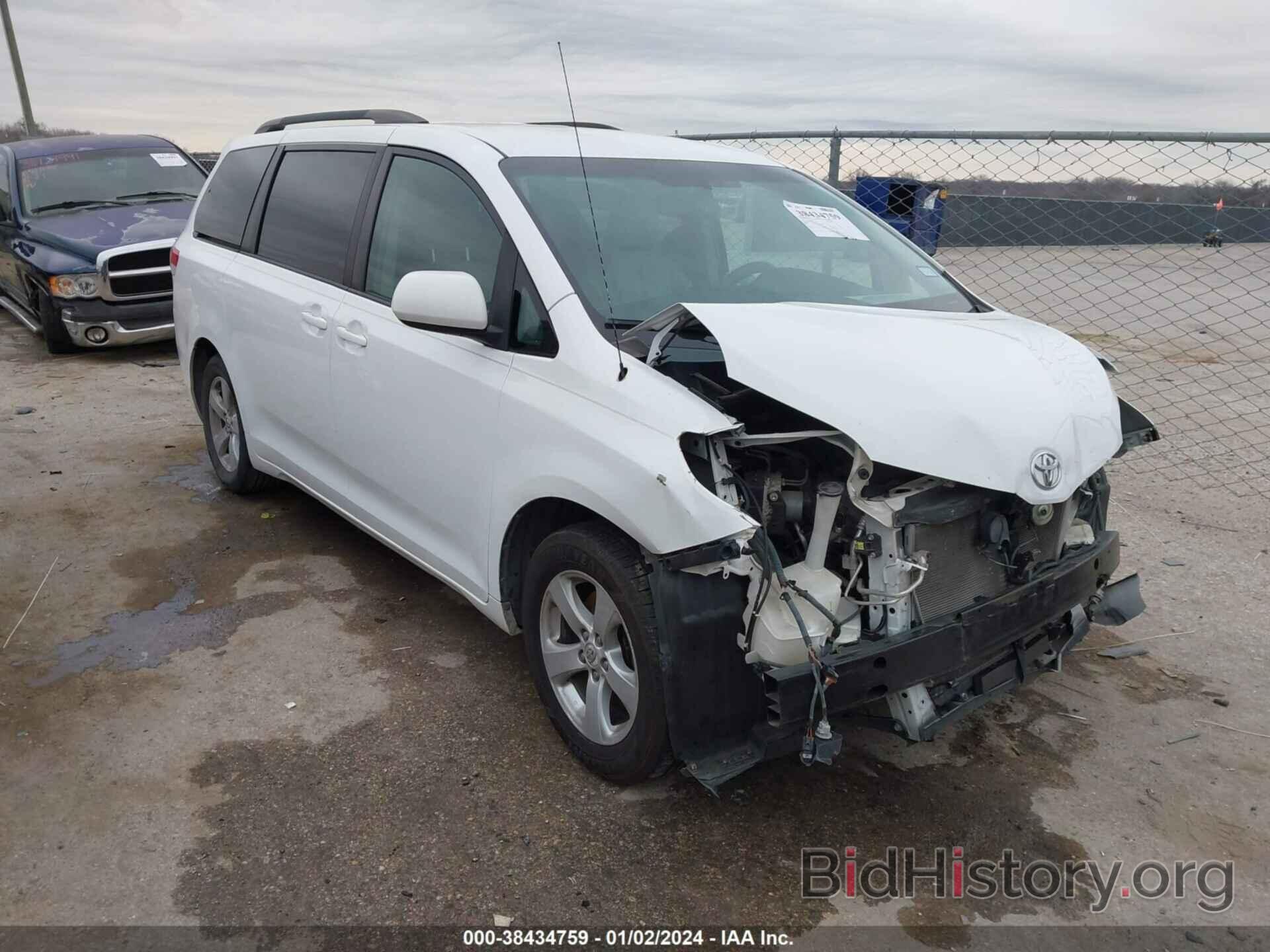 Фотография 5TDKK3DC6CS276404 - TOYOTA SIENNA 2012