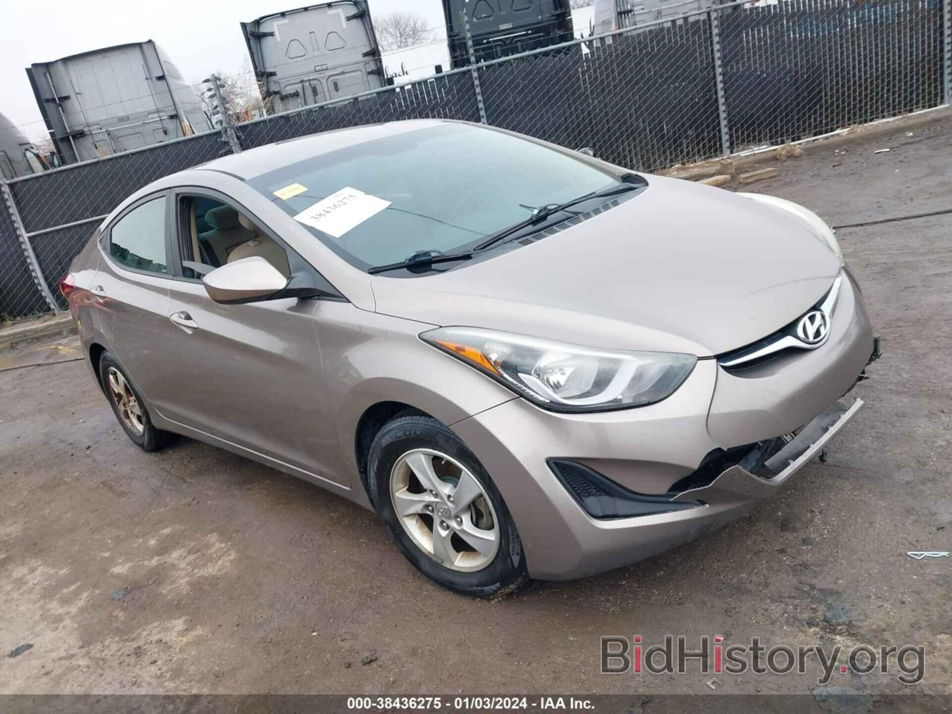 Photo 5NPDH4AE9EH470243 - HYUNDAI ELANTRA 2014