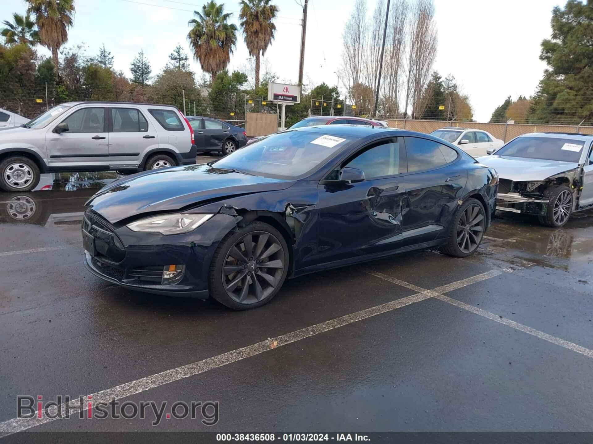 2014 TESLA MODEL S - VIN: 5YJSA1H11EFP52923 - Photo 2