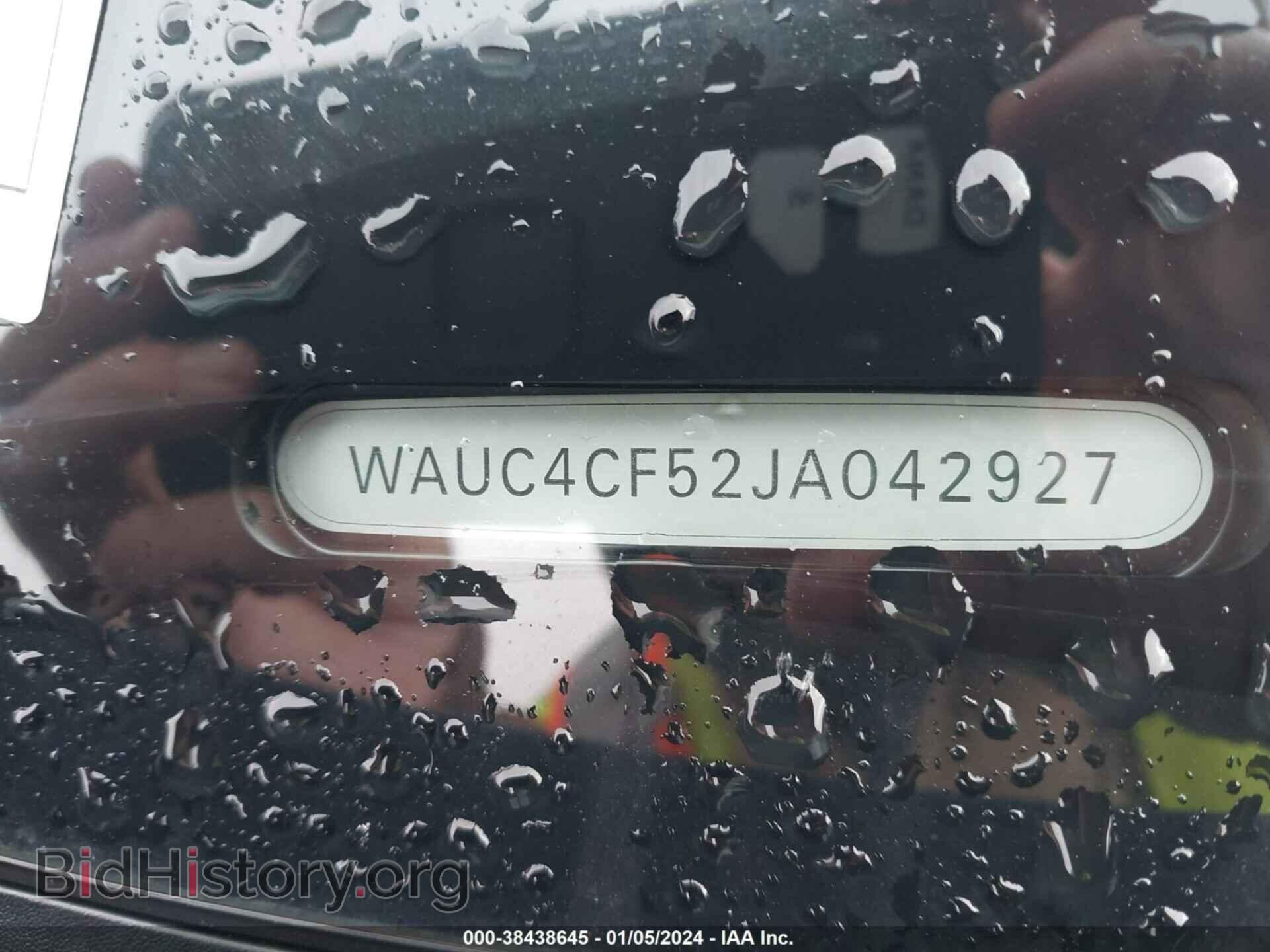 2018 AUDI S5 - VIN: WAUC4CF52JA042927 - Фото 9