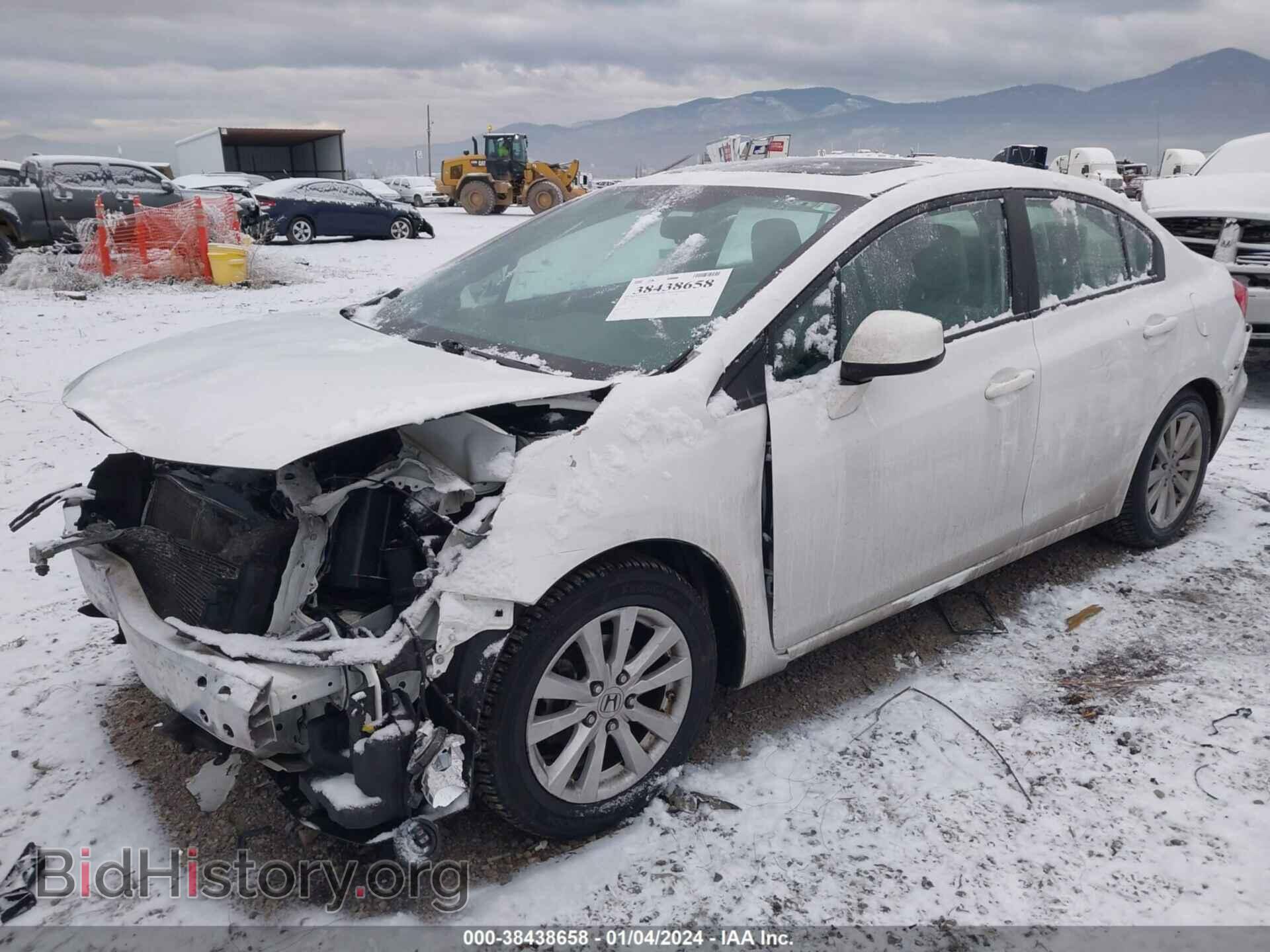 2012 HONDA CIVIC - VIN: 2HGFB2F80CH307375 - Photo 2