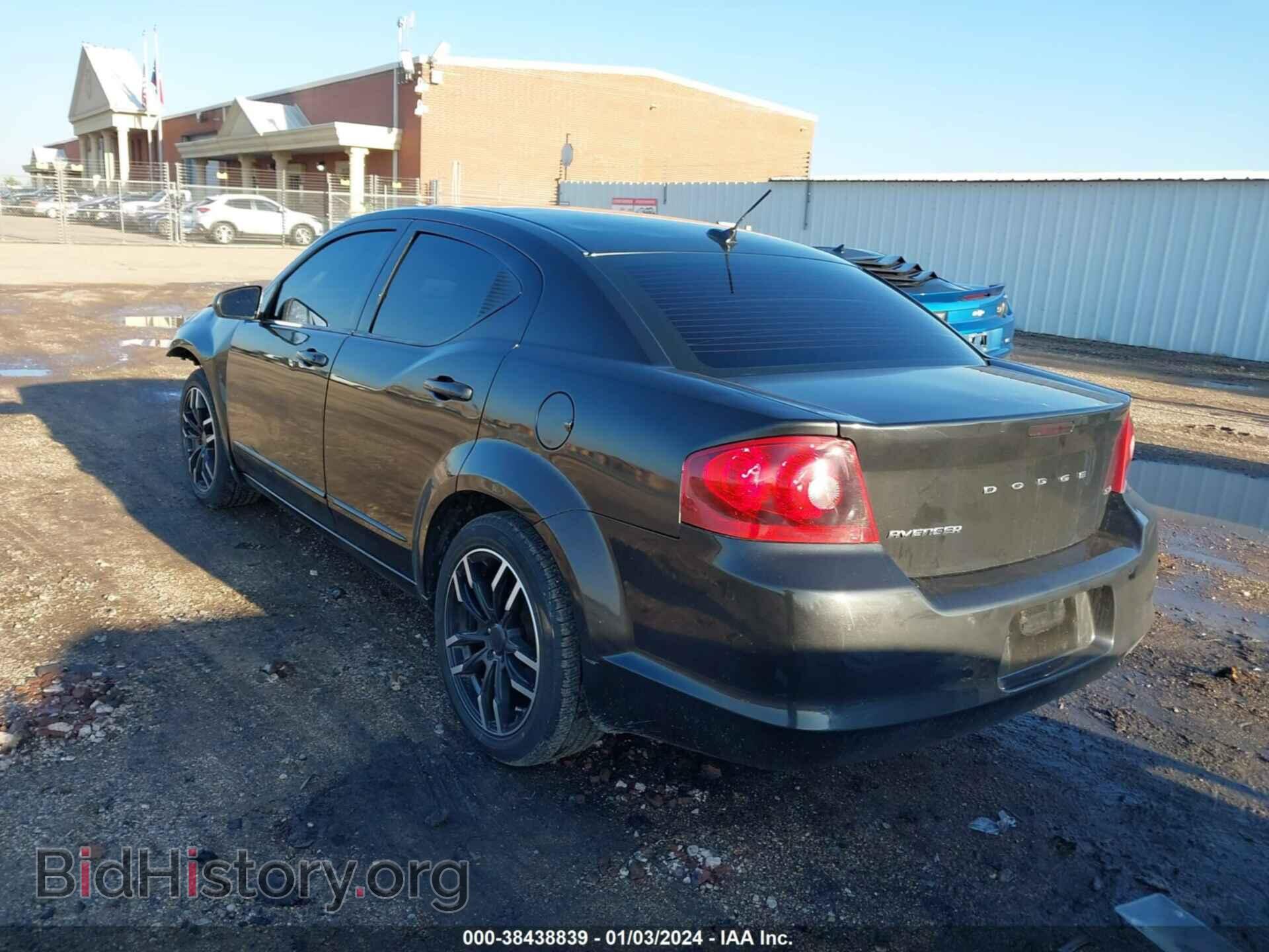 2013 DODGE AVENGER - VIN: 1C3CDZCB0DN612862 - Photo 3