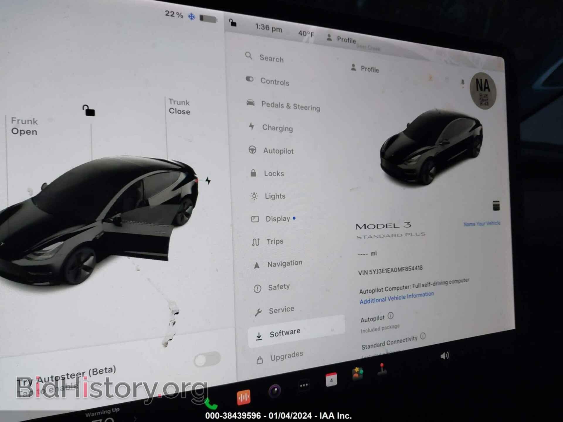2021 TESLA MODEL 3 - VIN: 5YJ3E1EA0MF854418 - Фото 7