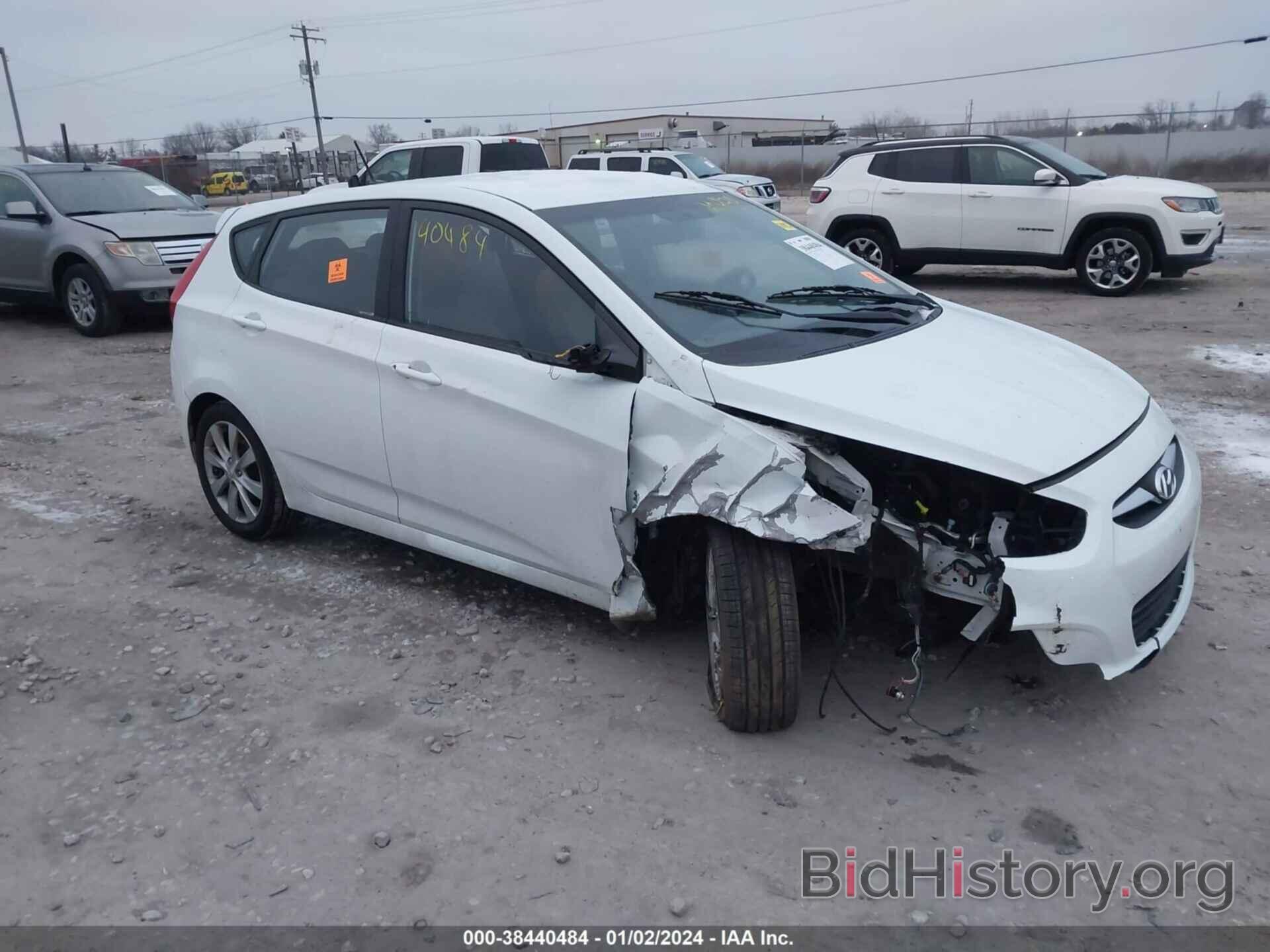 Photo KMHCU5AE8CU005254 - HYUNDAI ACCENT 2012