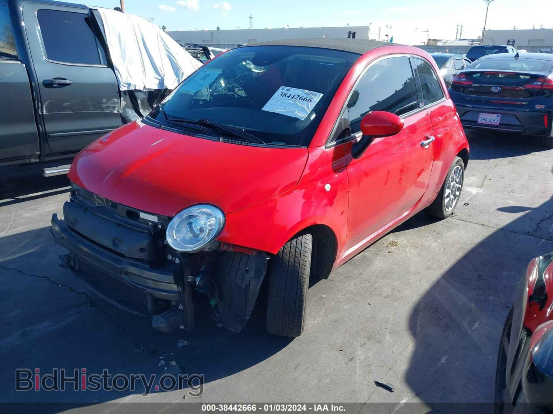 2015 FIAT 500C - VIN: 3C3CFFDR9FT647942 - Фото 2