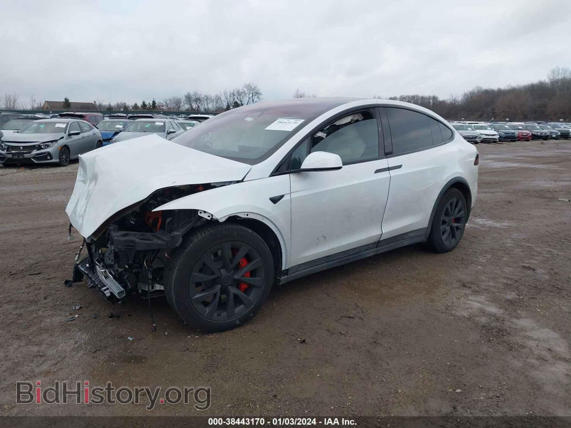 2023 TESLA MODEL X - VIN: 7SAXCBE67PF408976 - Фото 2
