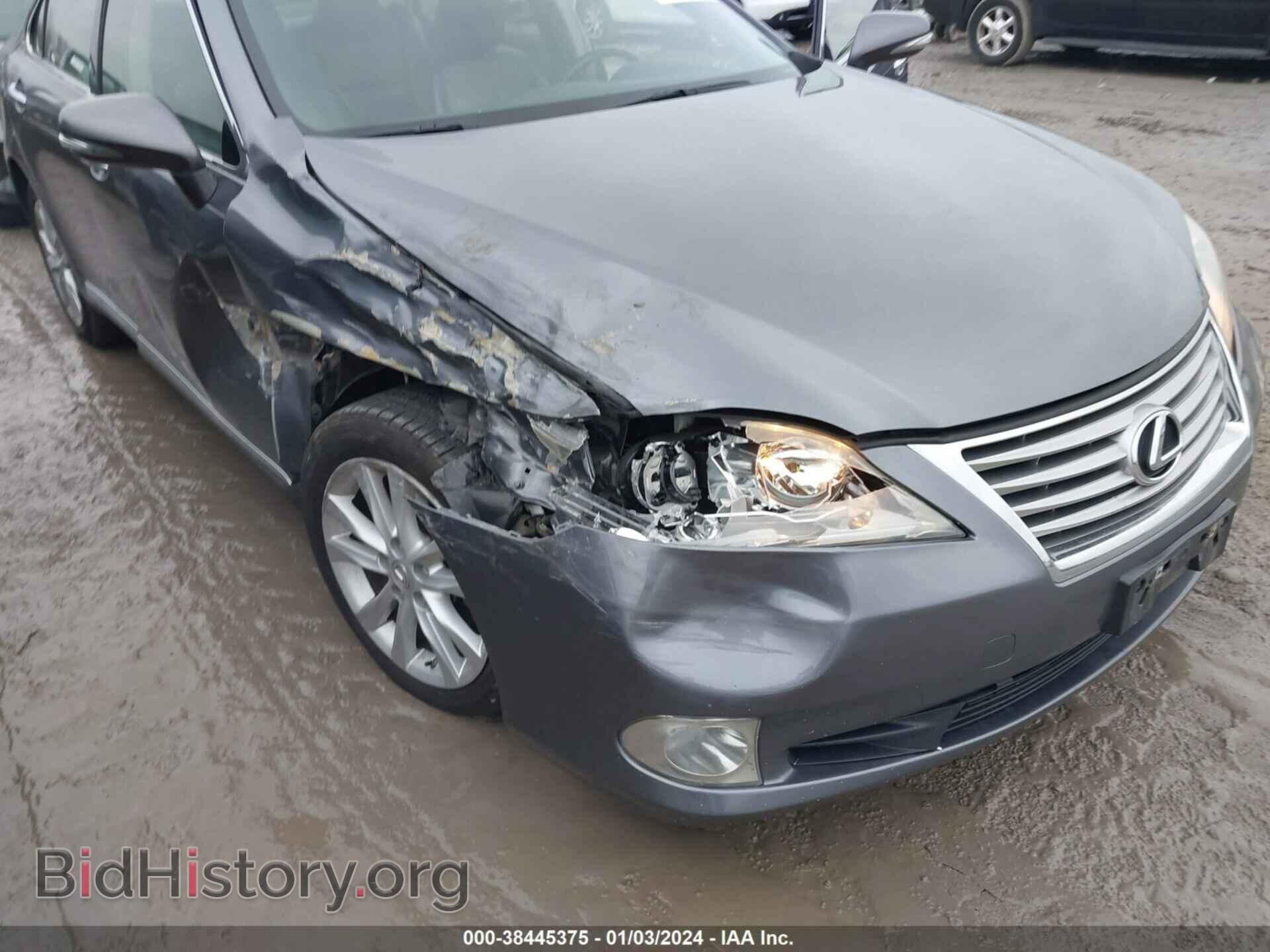 2012 LEXUS ES 350 - VIN: JTHBK1EG5C2493020 - Фото 6