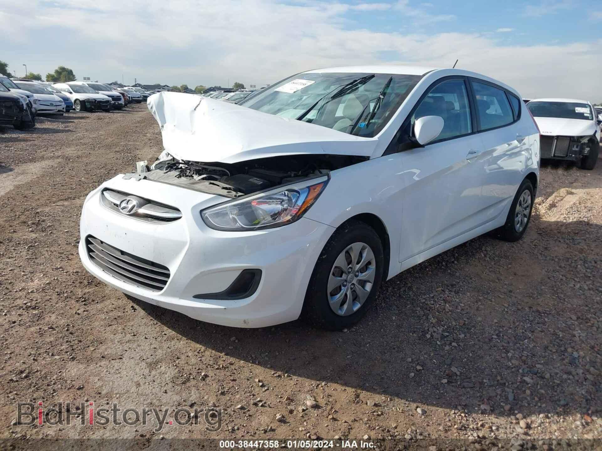2017 HYUNDAI ACCENT - VIN: KMHCT5AE2HU307052 - Фото 2