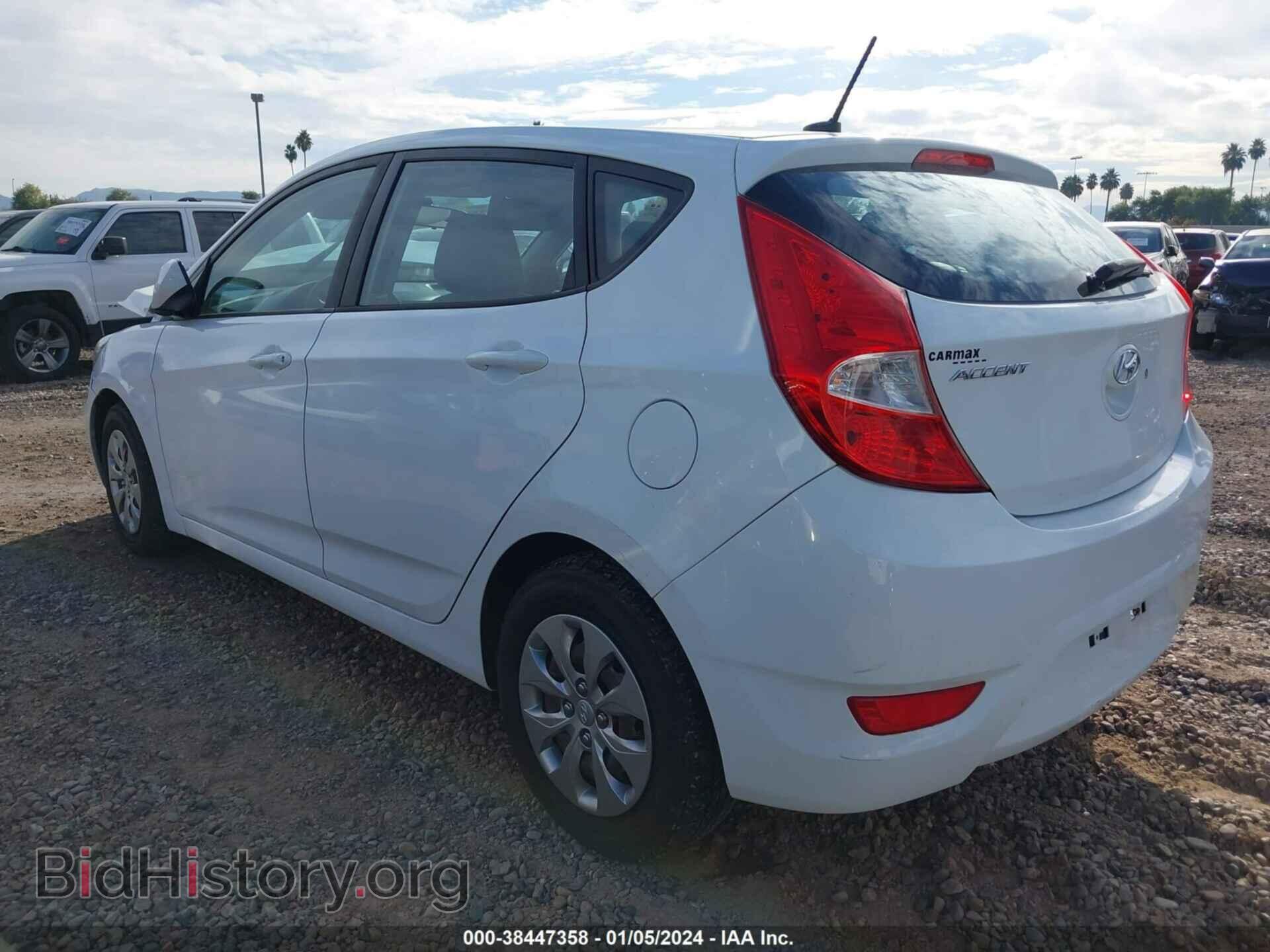 2017 HYUNDAI ACCENT - VIN: KMHCT5AE2HU307052 - Фото 3