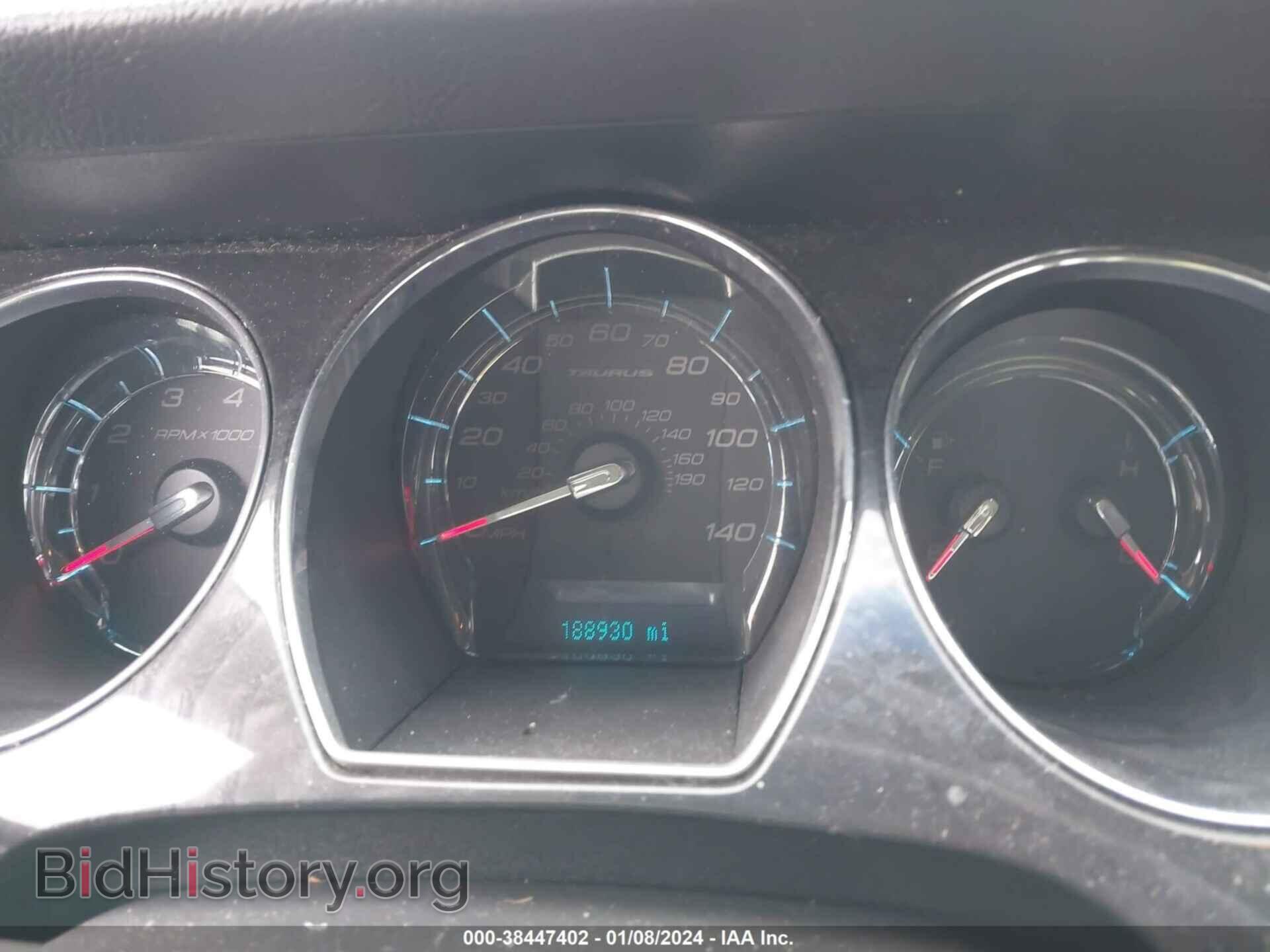 2012 FORD TAURUS - VIN: 1FAHP2FW4CG109214 - Фото 7