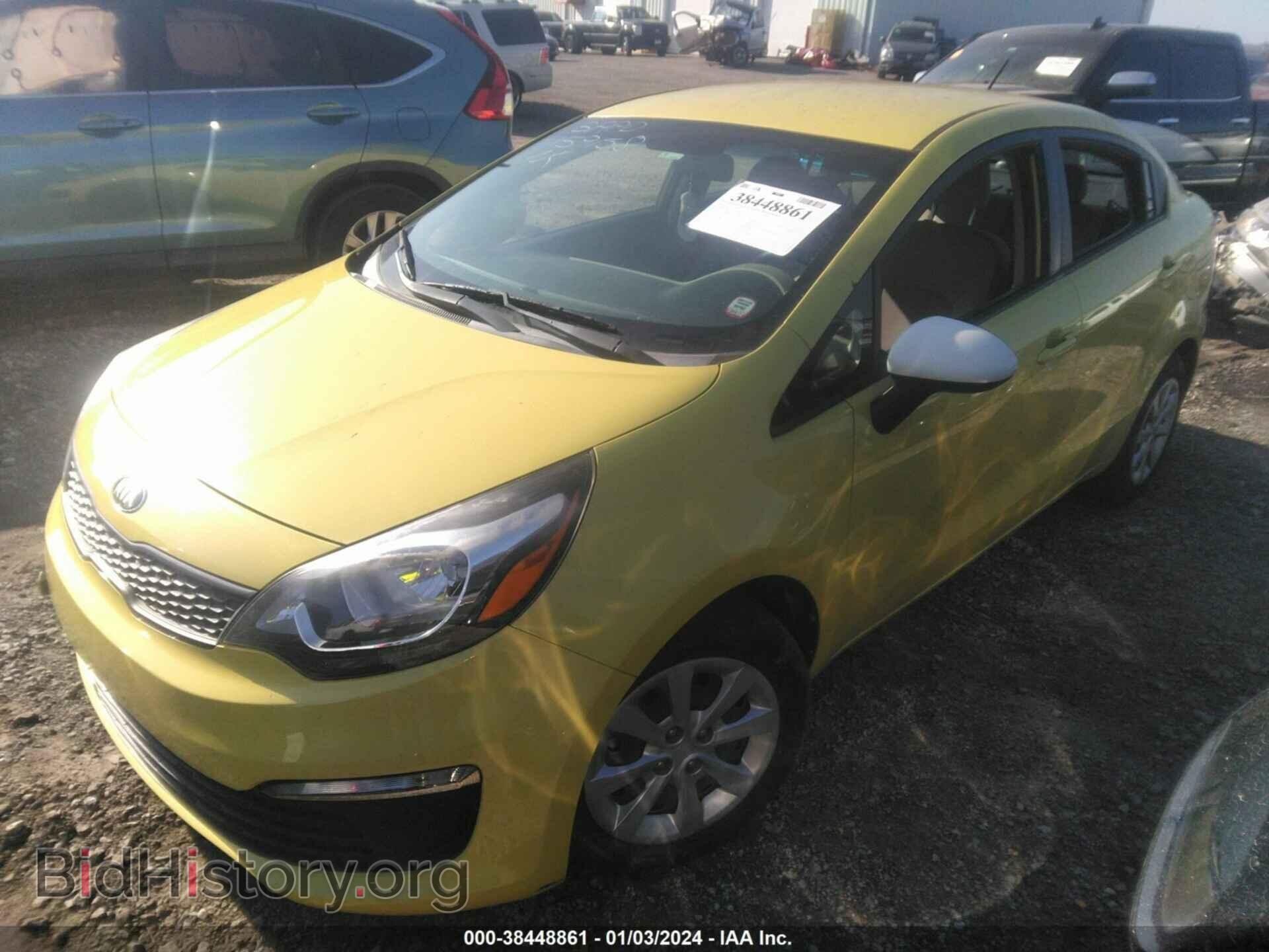 2016 KIA RIO - VIN: KNADM4A37G6553402 - Фото 2
