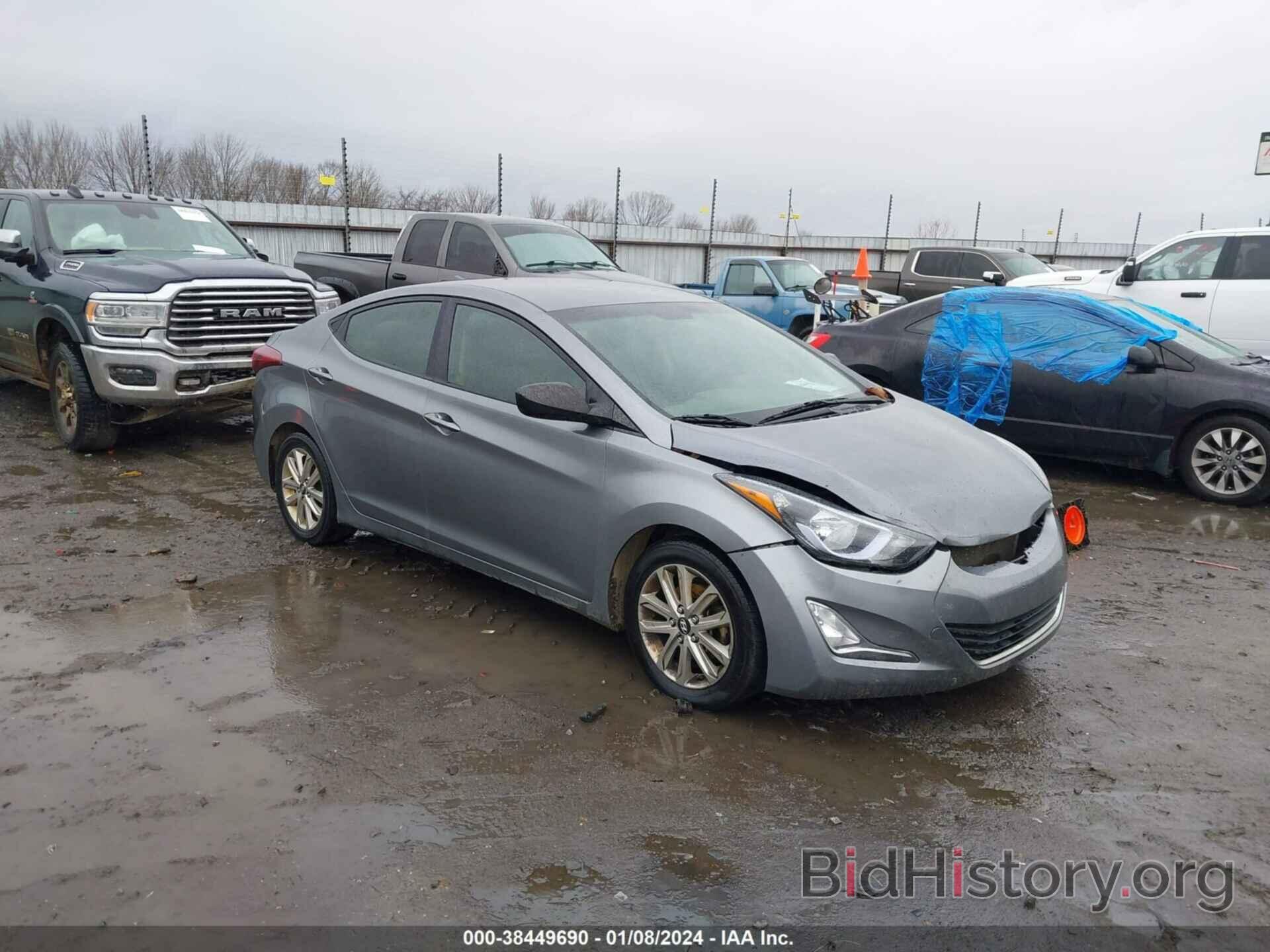 Фотография KMHDH4AE7GU638000 - HYUNDAI ELANTRA 2016