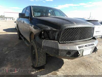 2012 RAM 1500 SLT, black — VIN 1C6RD7LT6CS283661, IAAI
