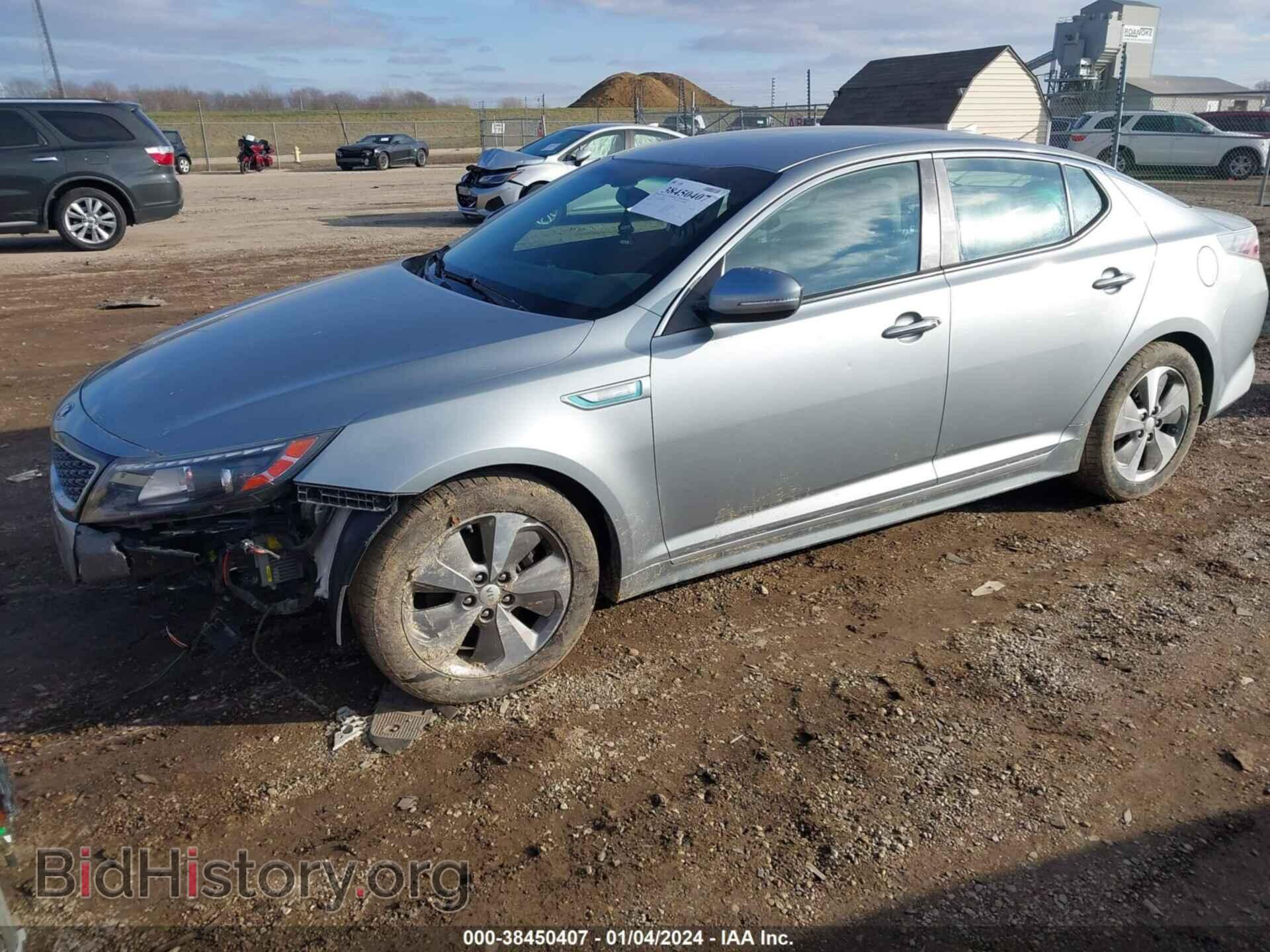 2014 KIA OPTIMA HYBRID - VIN: KNAGN4AD4E5074344 - Фото 2