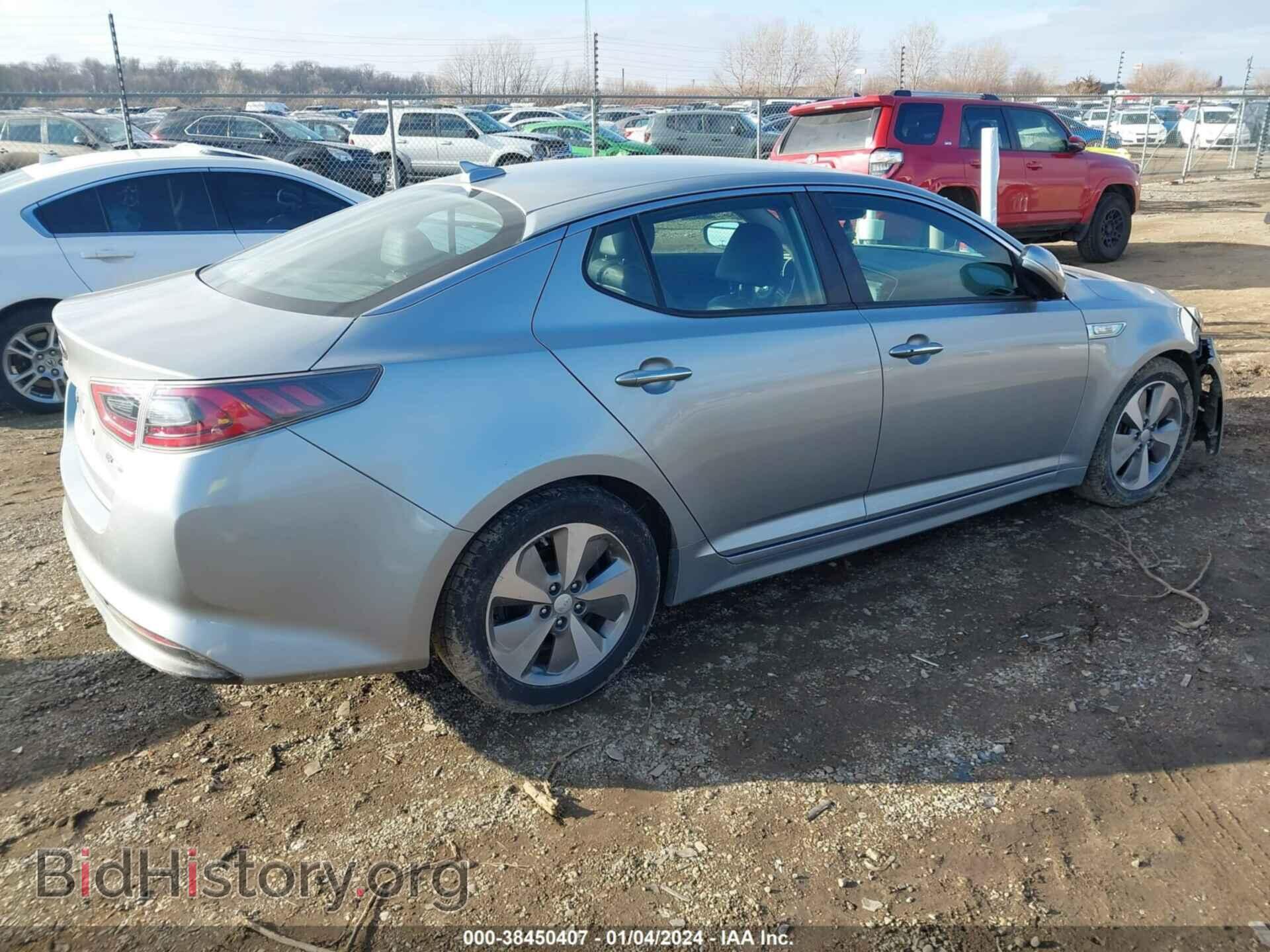 2014 KIA OPTIMA HYBRID - VIN: KNAGN4AD4E5074344 - Фото 4