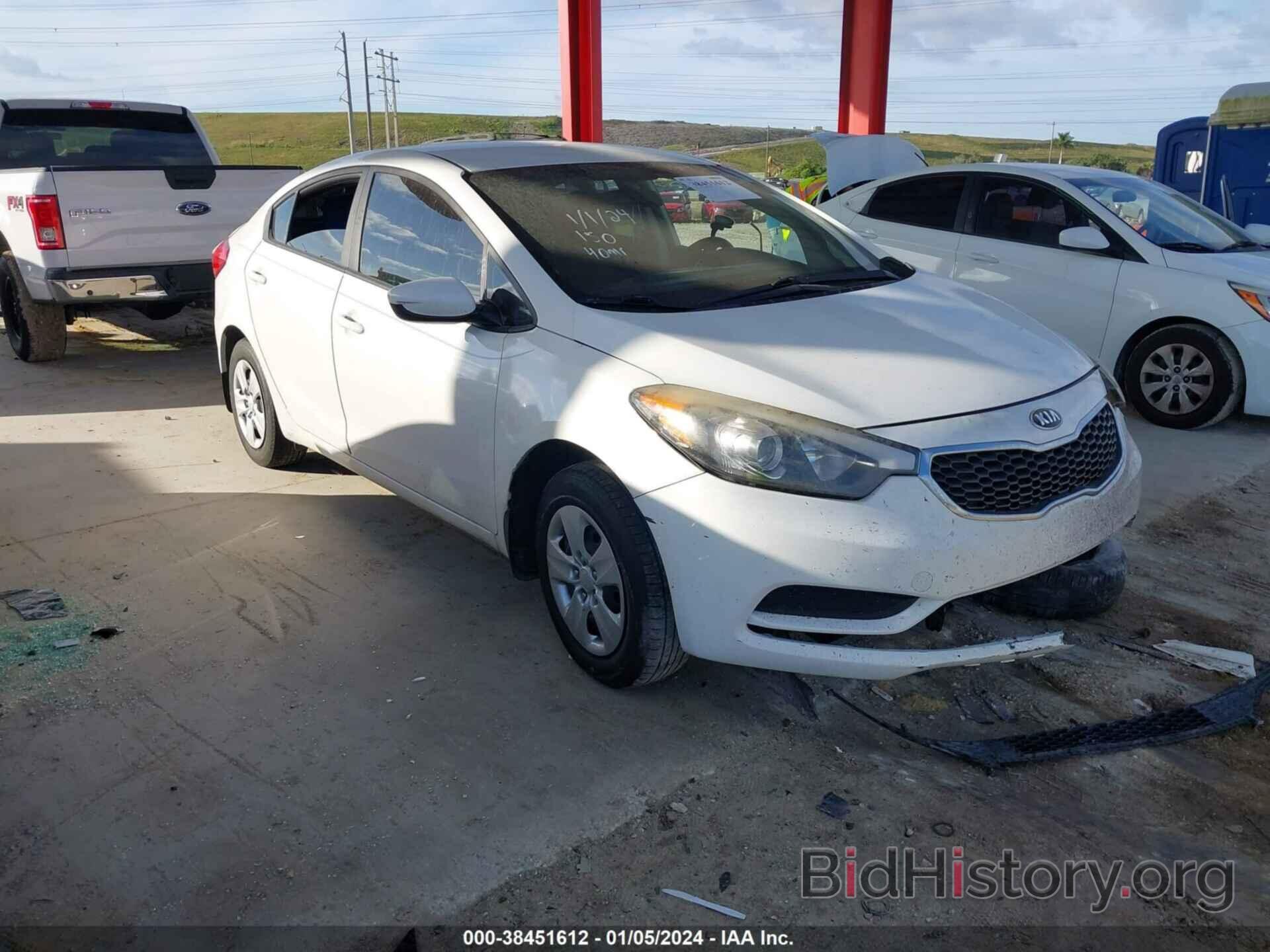 Photo KNAFK4A63G5619426 - KIA FORTE 2016