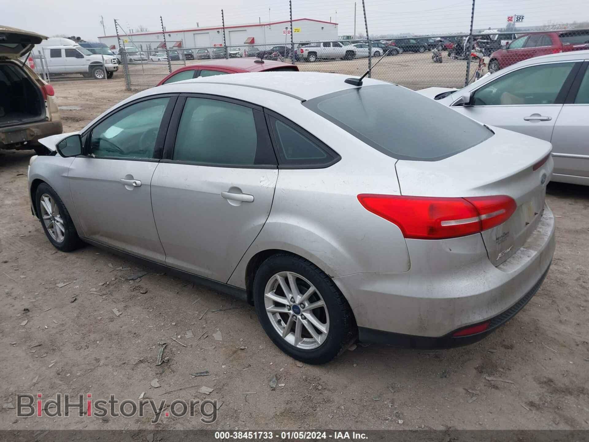 2015 FORD FOCUS - VIN: 1FADP3F2XFL256103 - Фото 3