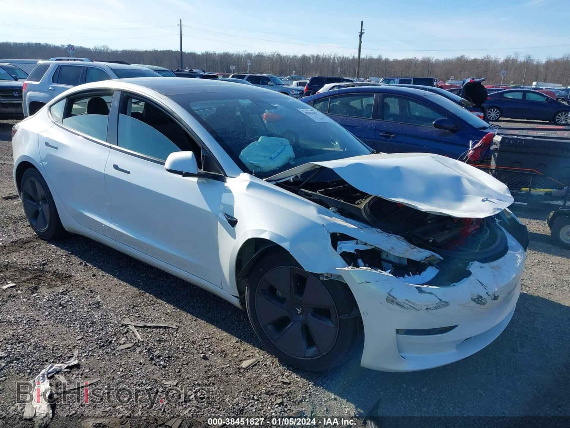 Photo 5YJ3E1EBXMF849333 - TESLA MODEL 3 2021