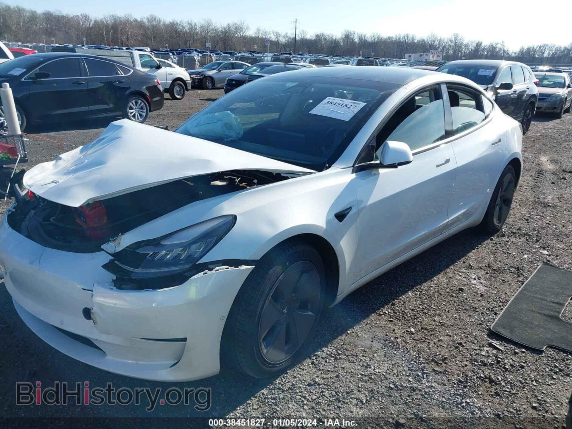 2021 TESLA MODEL 3 - VIN: 5YJ3E1EBXMF849333 - Фото 2