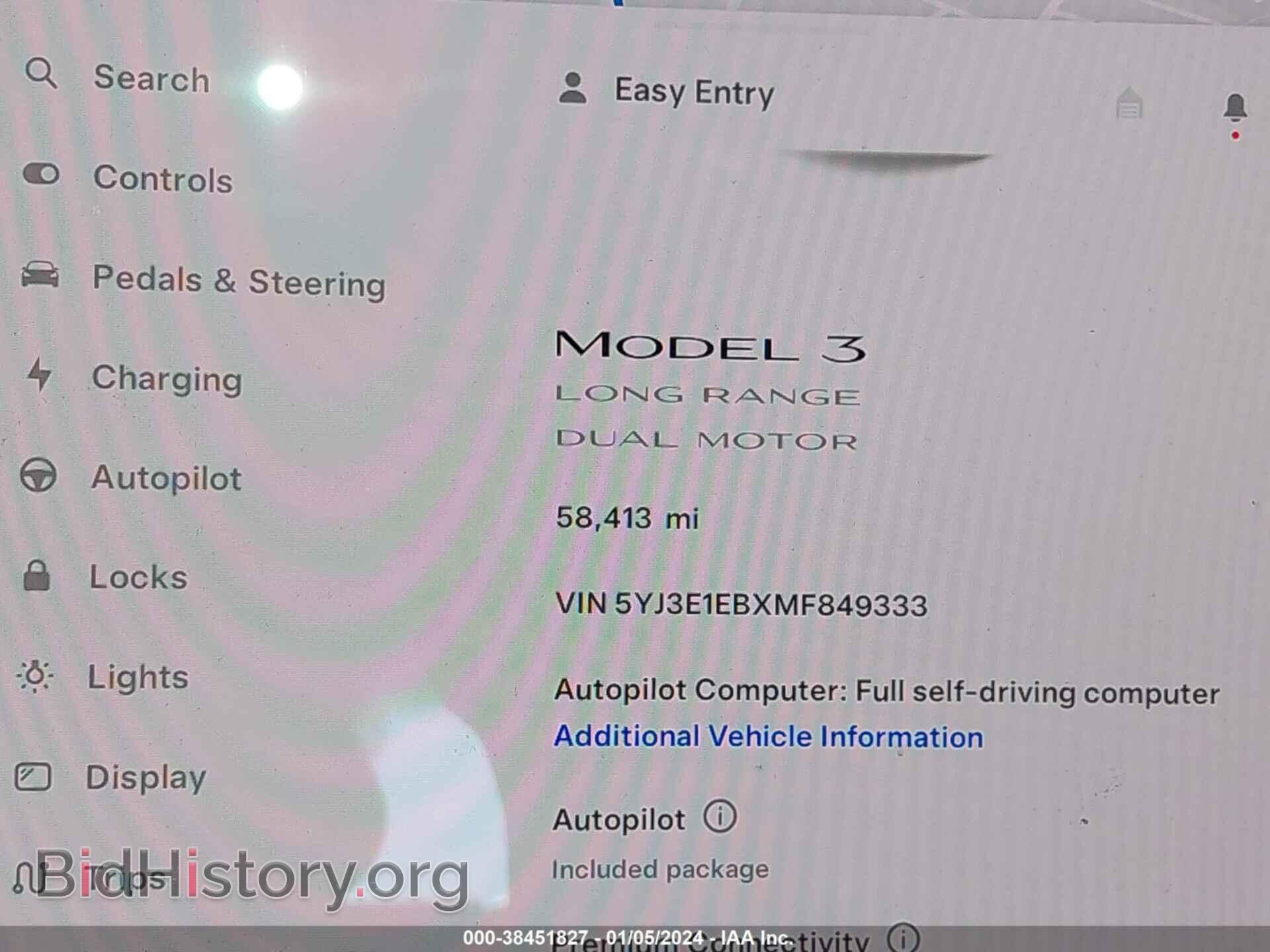 2021 TESLA MODEL 3 - VIN: 5YJ3E1EBXMF849333 - Фото 14