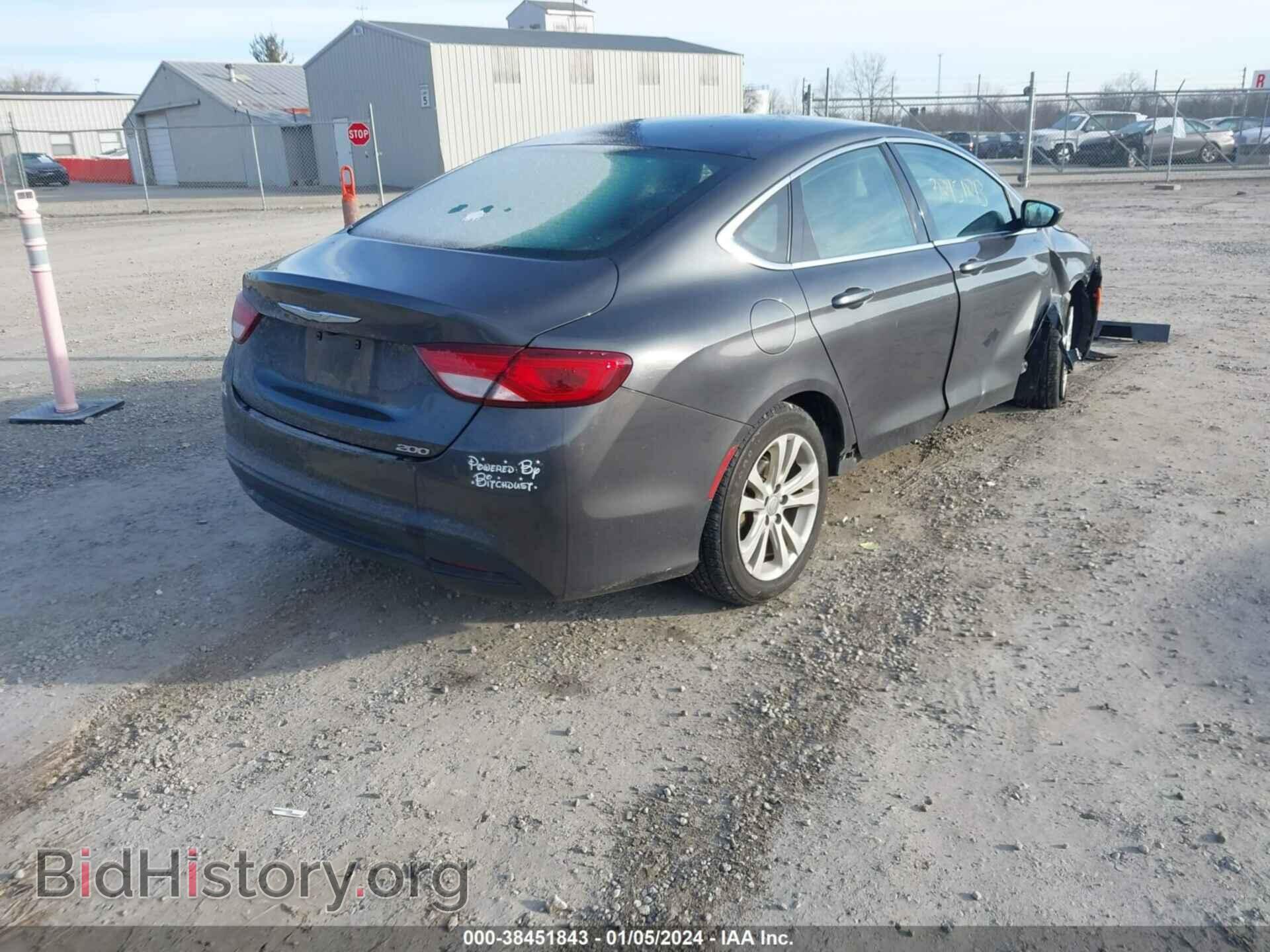 2017 CHRYSLER 200 - VIN: 1C3CCCFB4HN510997 - Фото 4