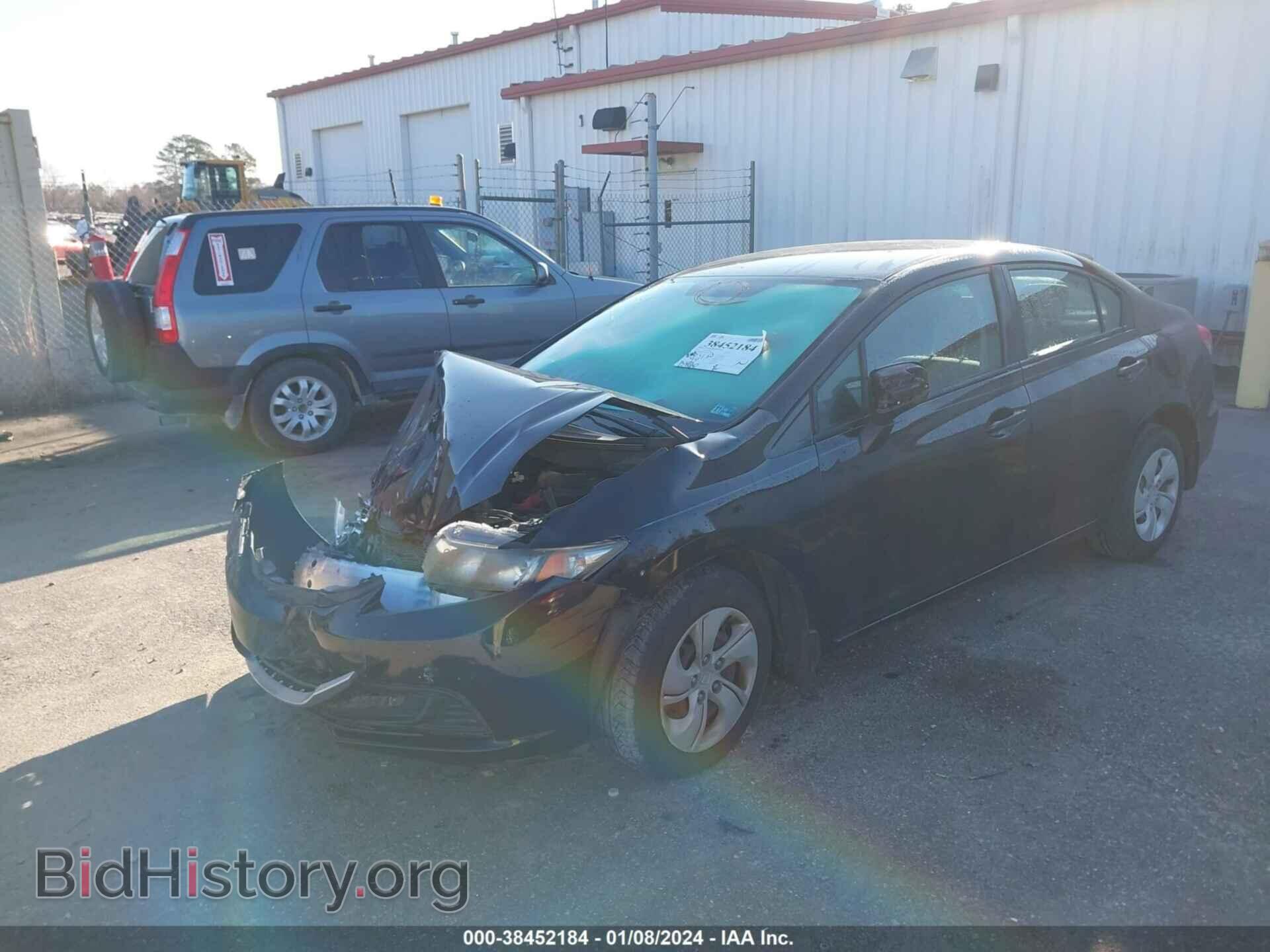 2014 HONDA CIVIC - VIN: 2HGFB2F50EH508945 - Фото 2