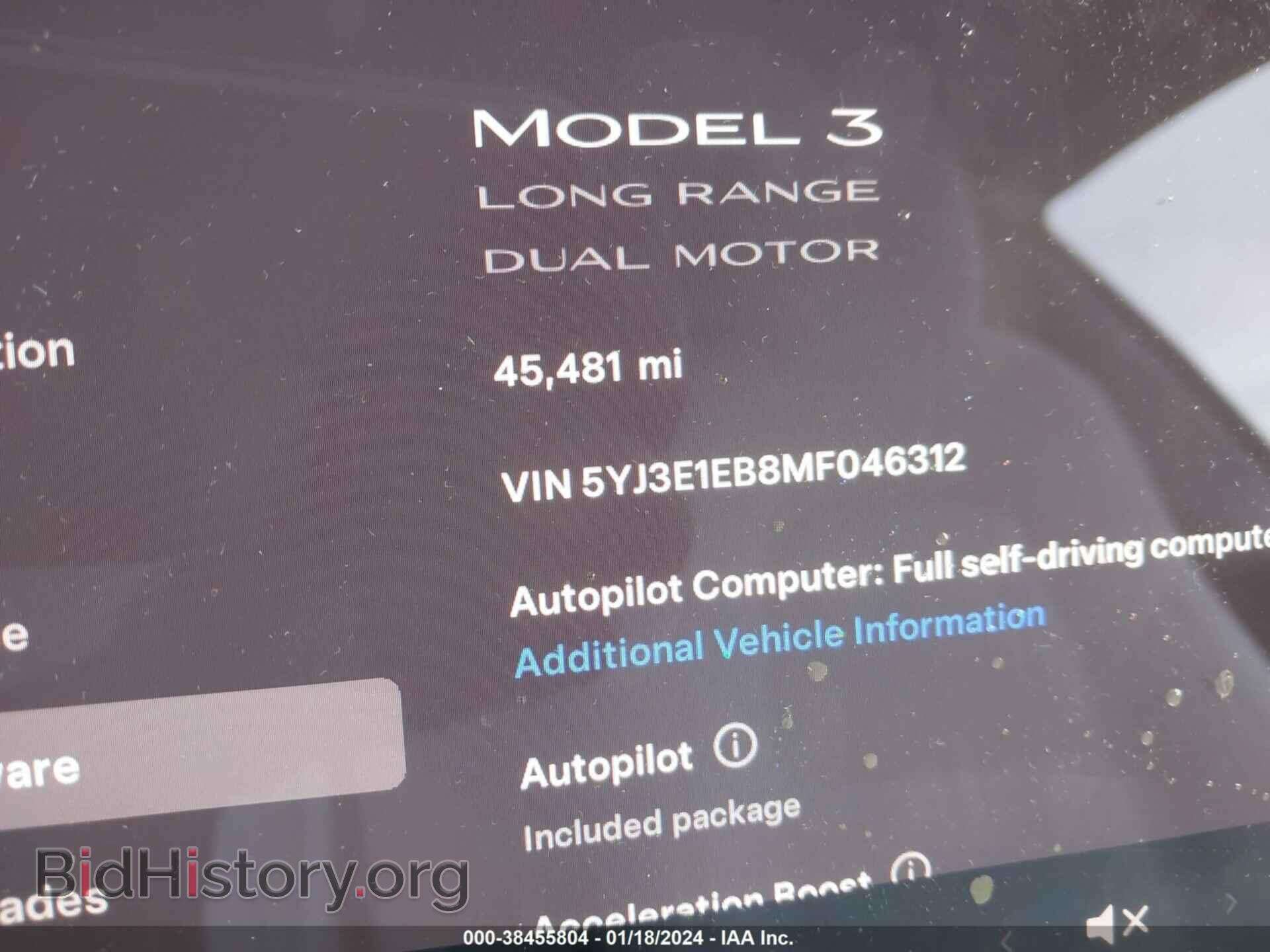 2021 TESLA MODEL 3 - VIN: 5YJ3E1EB8MF046312 - Фото 7