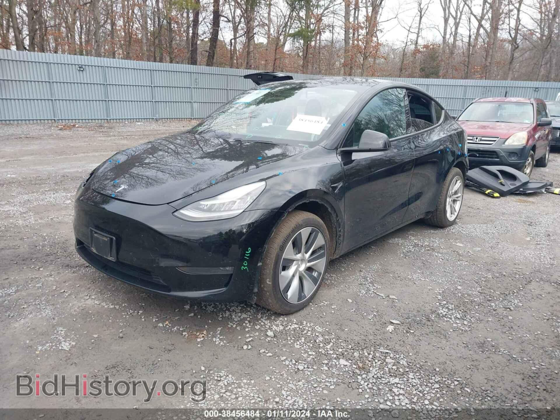 2021 TESLA MODEL Y - VIN: 5YJYGDEE5MF082132 - Фото 2