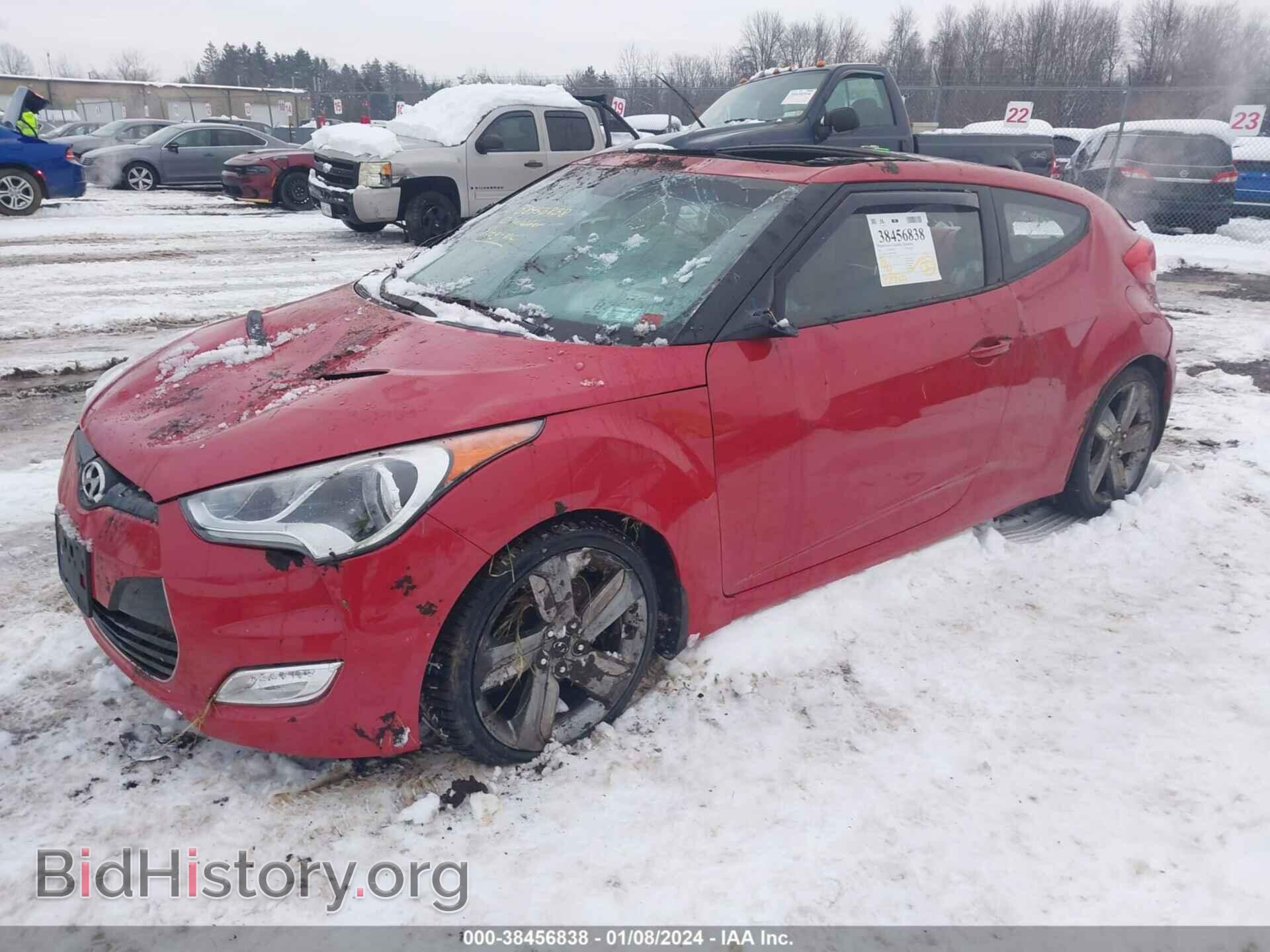 2012 HYUNDAI VELOSTER - VIN: KMHTC6AD5CU073818 - Фото 2