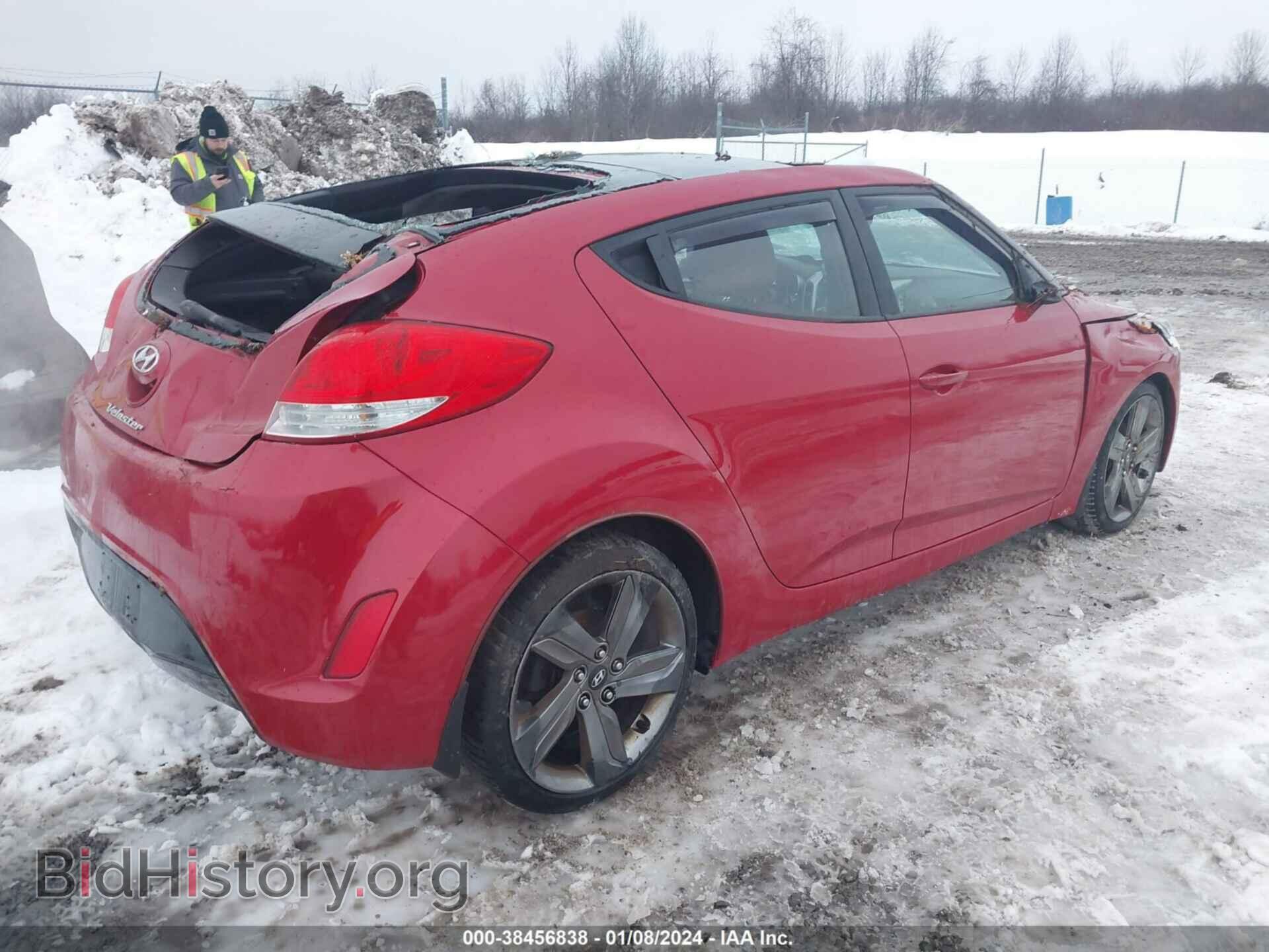 2012 HYUNDAI VELOSTER - VIN: KMHTC6AD5CU073818 - Фото 4