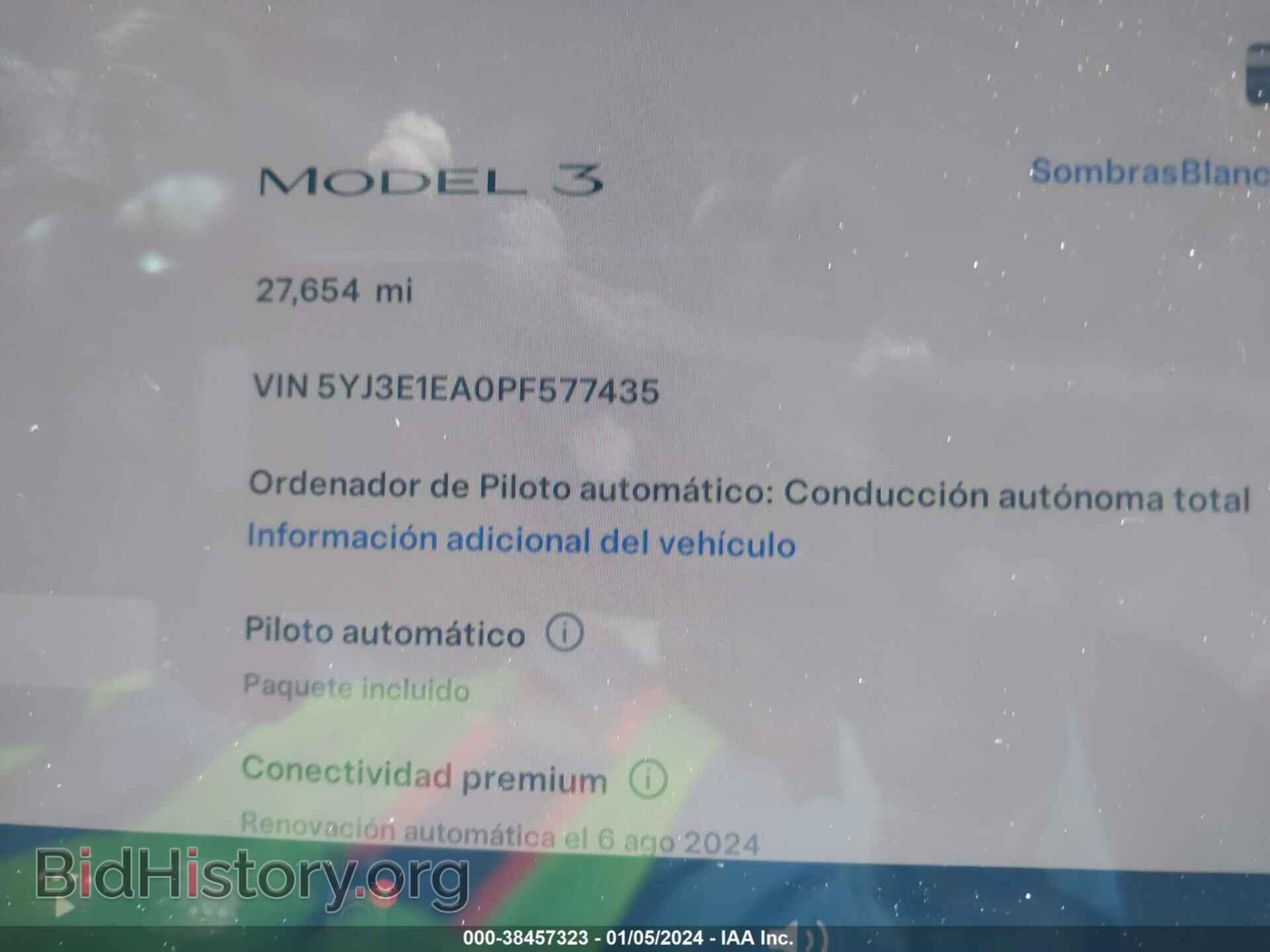 2023 TESLA MODEL 3 - VIN: 5YJ3E1EA0PF577435 - Фото 7