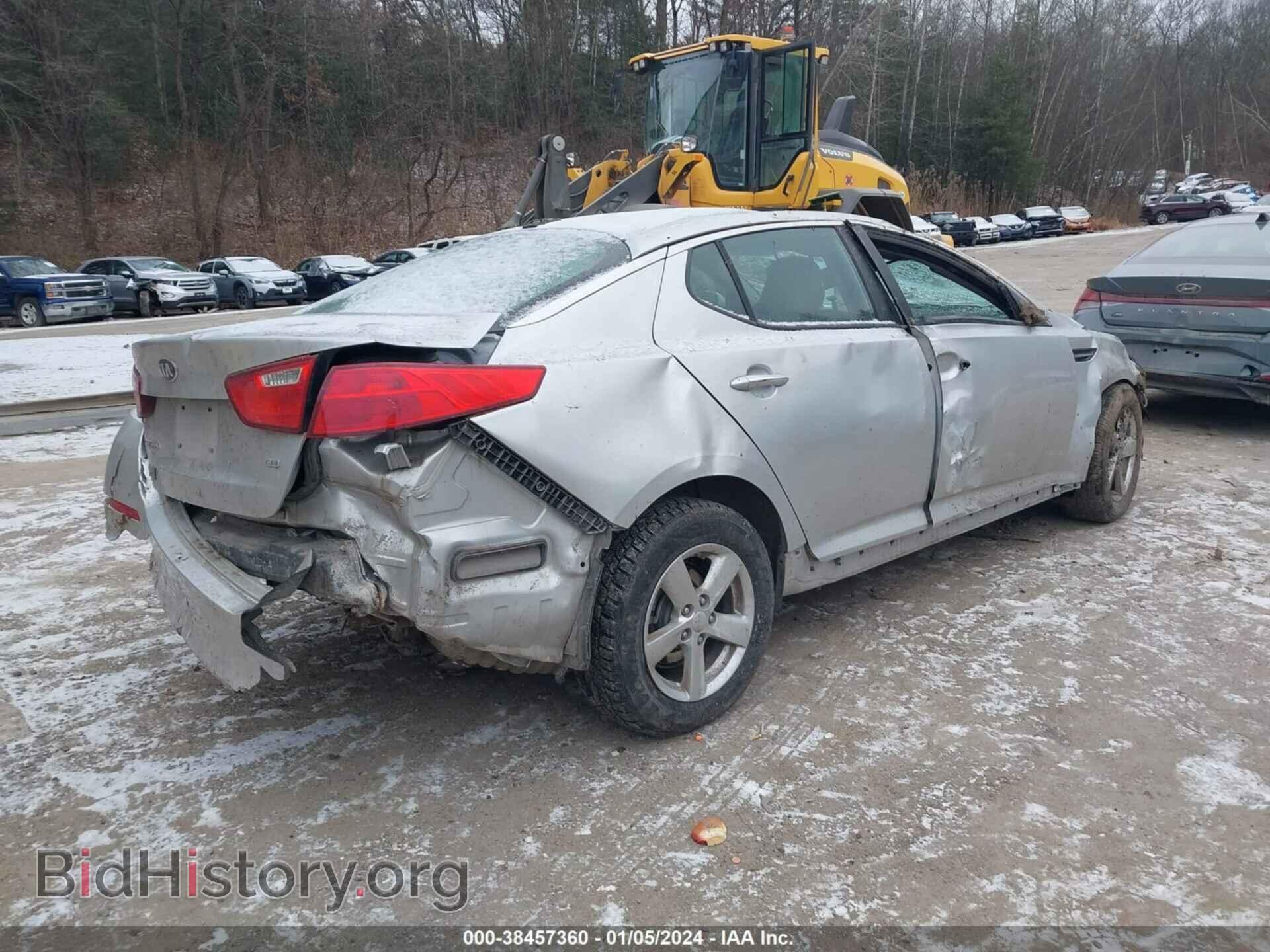 2014 KIA OPTIMA - VIN: KNAGM4A78E5493049 - Photo 4