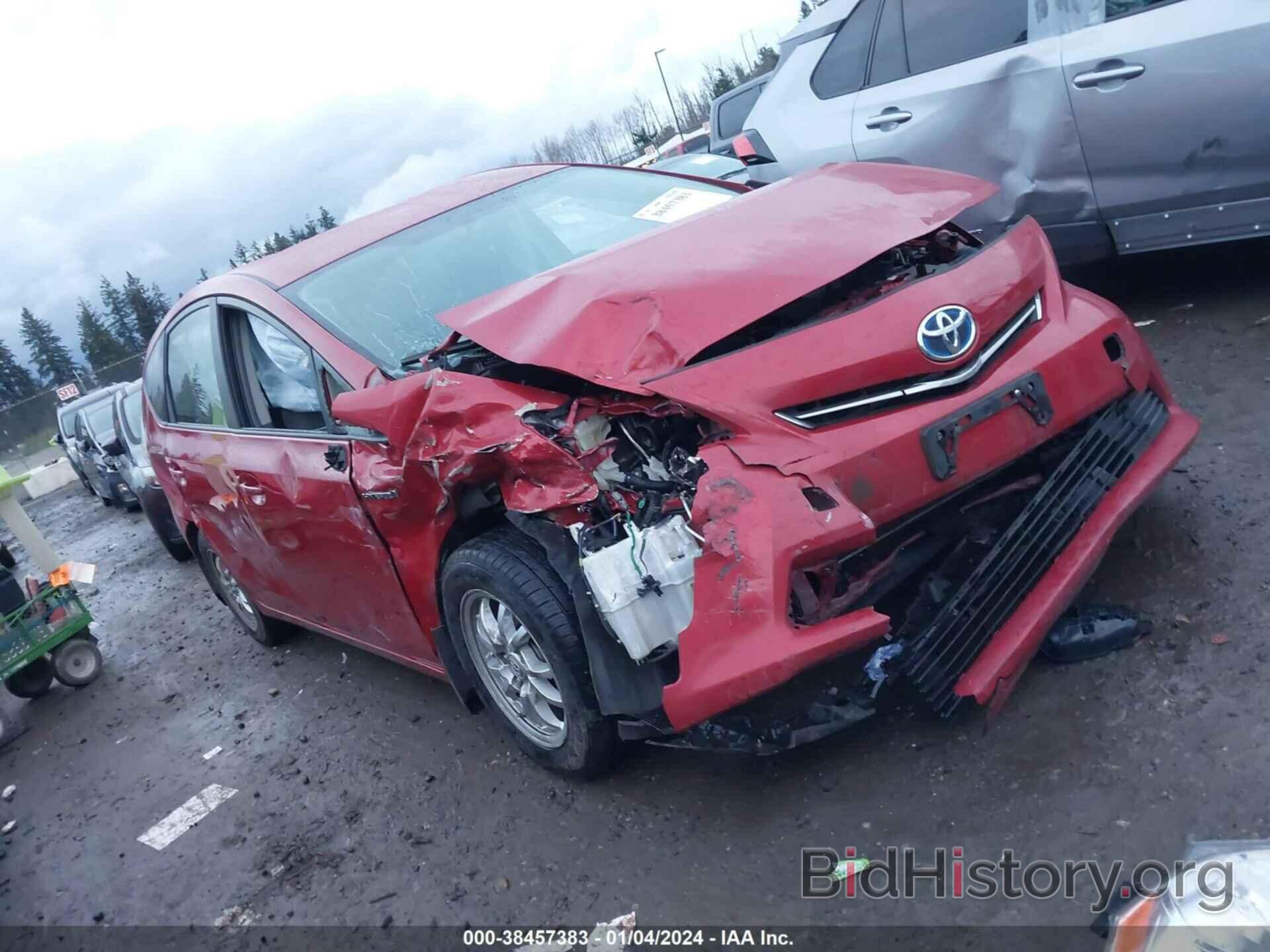 Photo JTDZN3EU1C3015552 - TOYOTA PRIUS V 2012