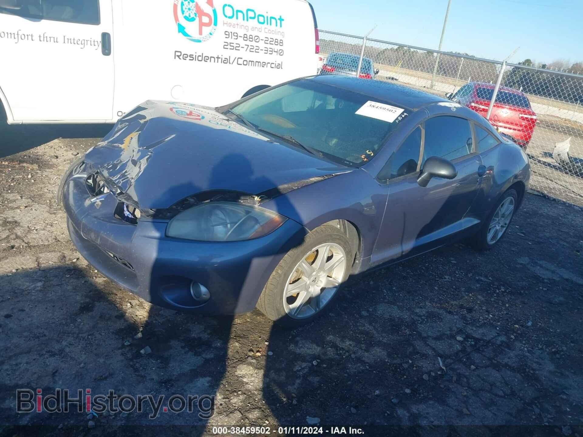 2007 MITSUBISHI ECLIPSE - VIN: 4A3AK34T37E020323 - Фото 2