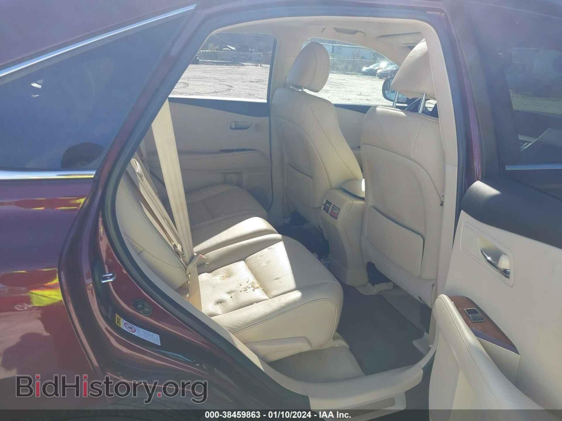 2013 LEXUS RX 350 - VIN: 2T2BK1BA1DC200939 - Фото 8
