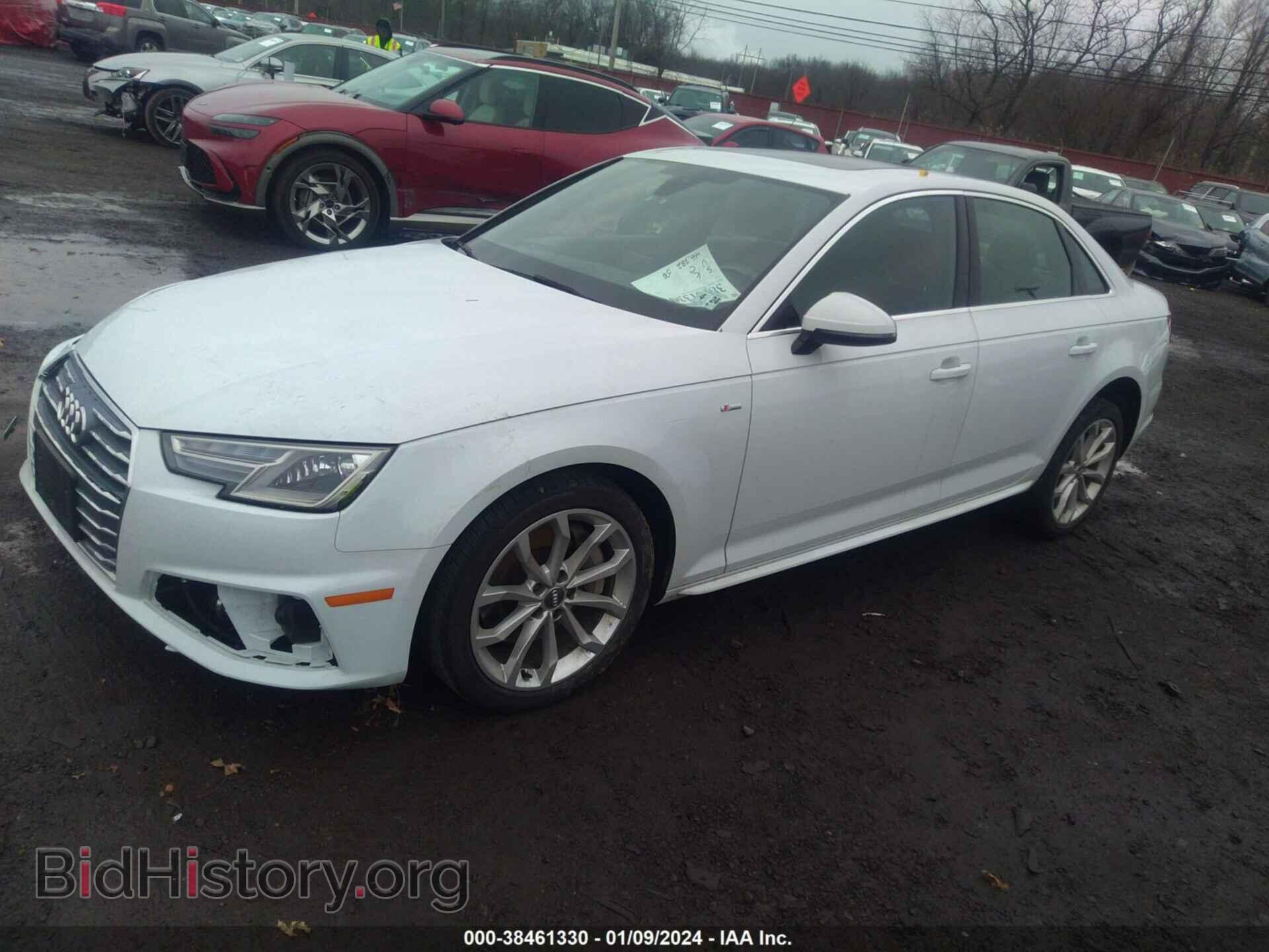 2019 AUDI A4 - VIN: WAUDNAF48KA036385 - Фото 2