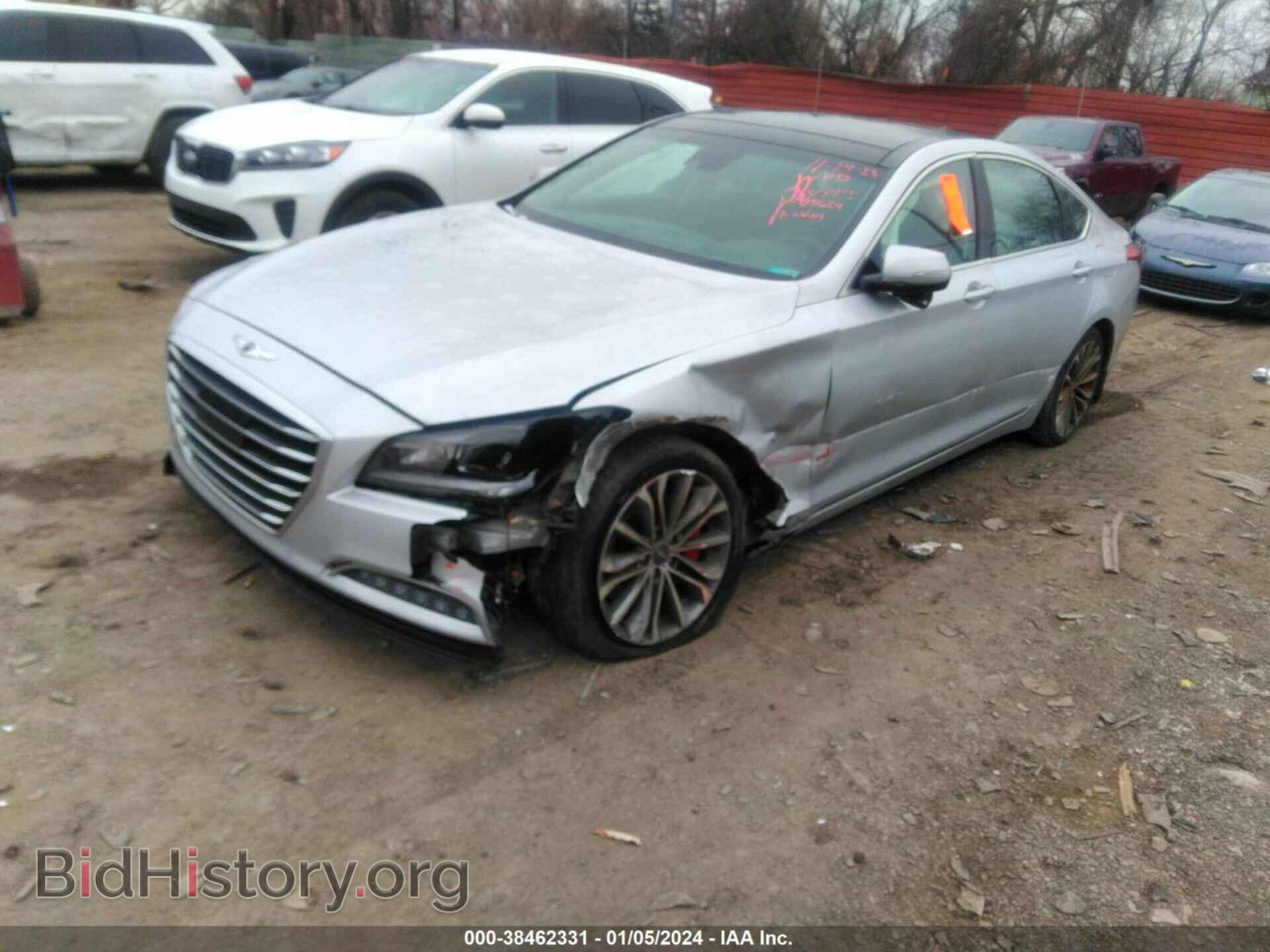 2017 GENESIS G80 - VIN: KMHGN4JE4HU185624 - Фото 2