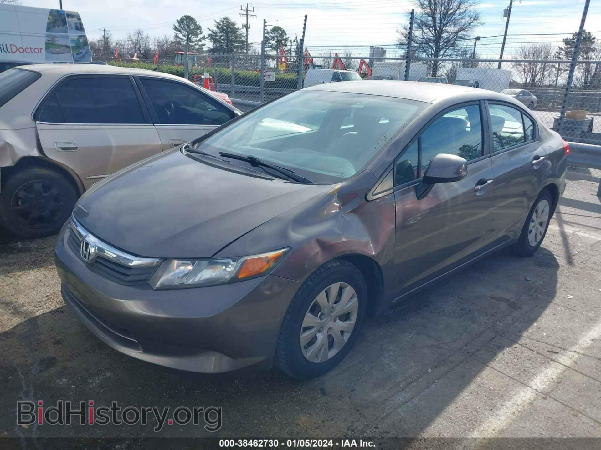 2012 HONDA CIVIC - VIN: 2HGFB2F52CH522830 - Photo 2