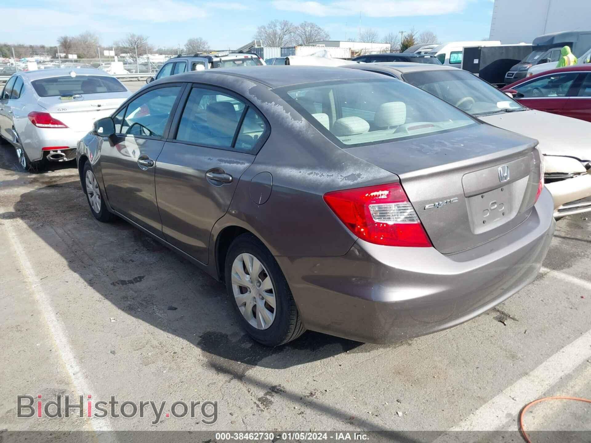 2012 HONDA CIVIC - VIN: 2HGFB2F52CH522830 - Photo 3