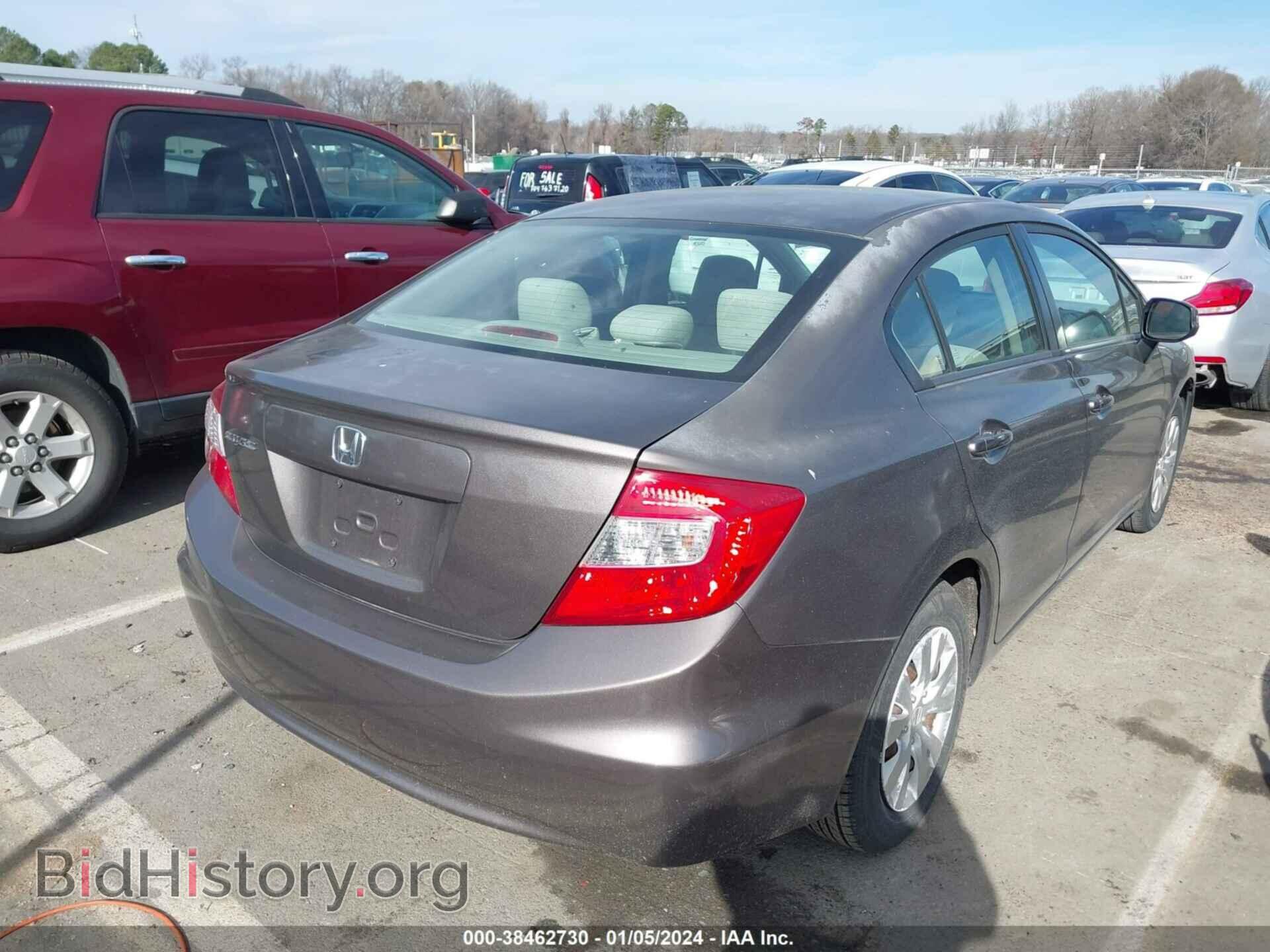 2012 HONDA CIVIC - VIN: 2HGFB2F52CH522830 - Photo 4